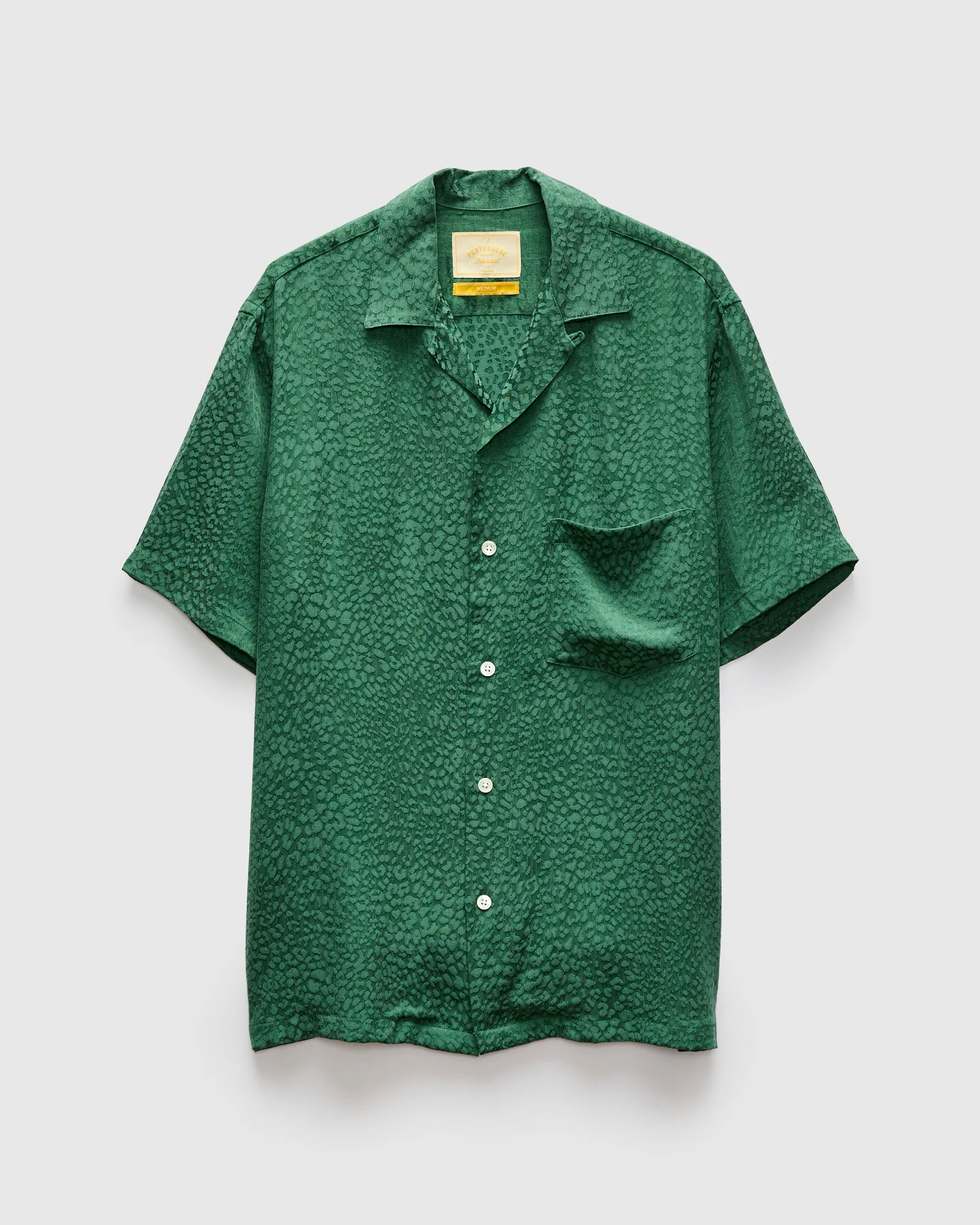Finger Print Shirt in Green