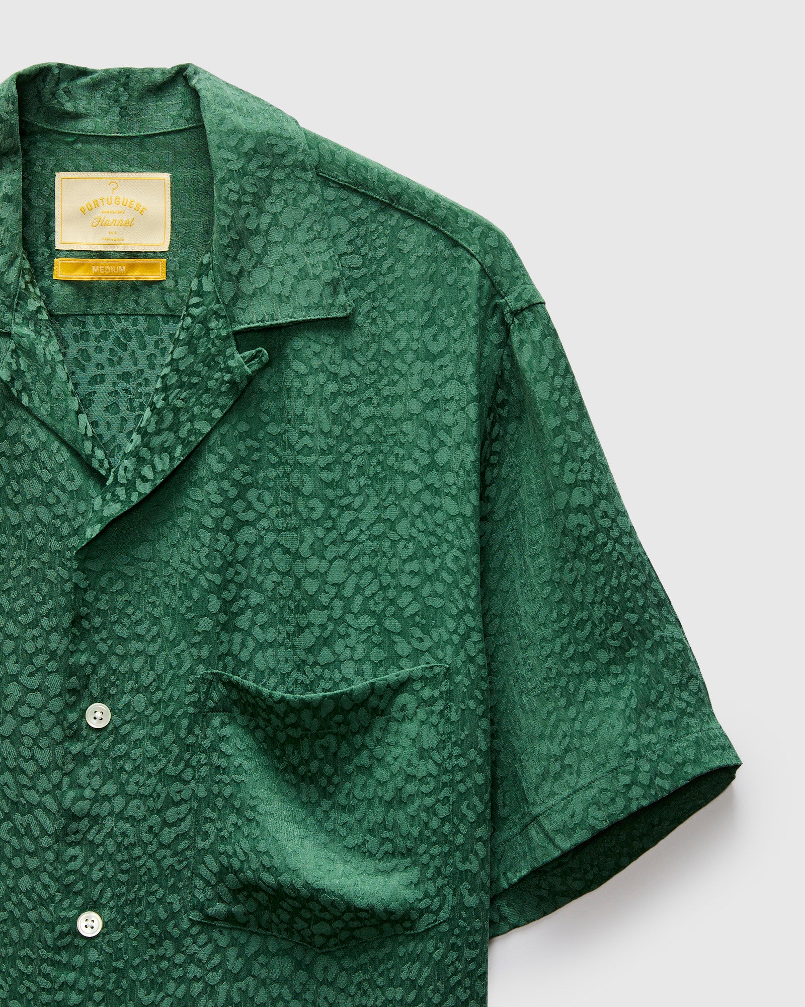 Finger Print Shirt in Green - Image 6