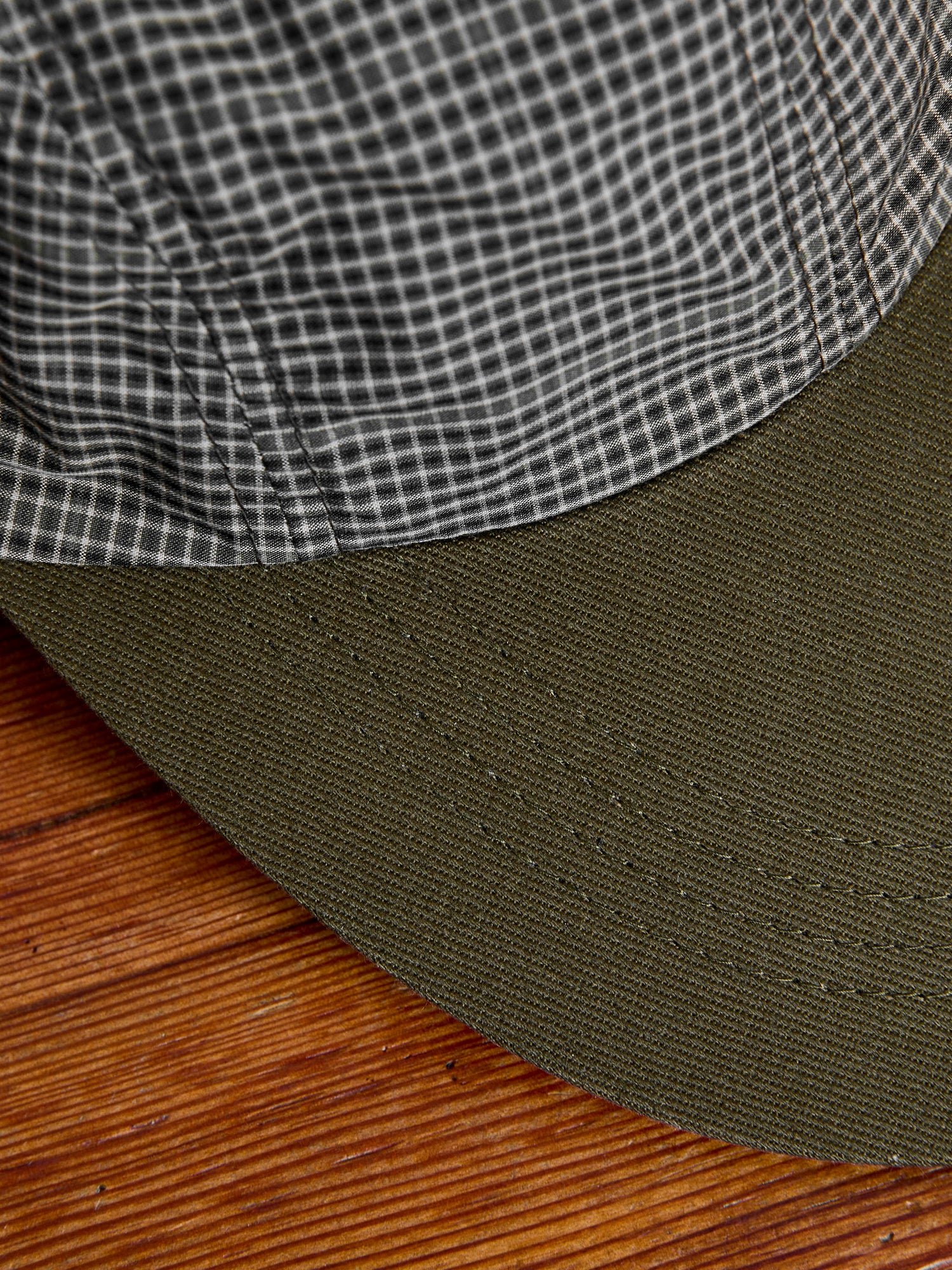 Fishing Cap in Olive Plaid - Image 6
