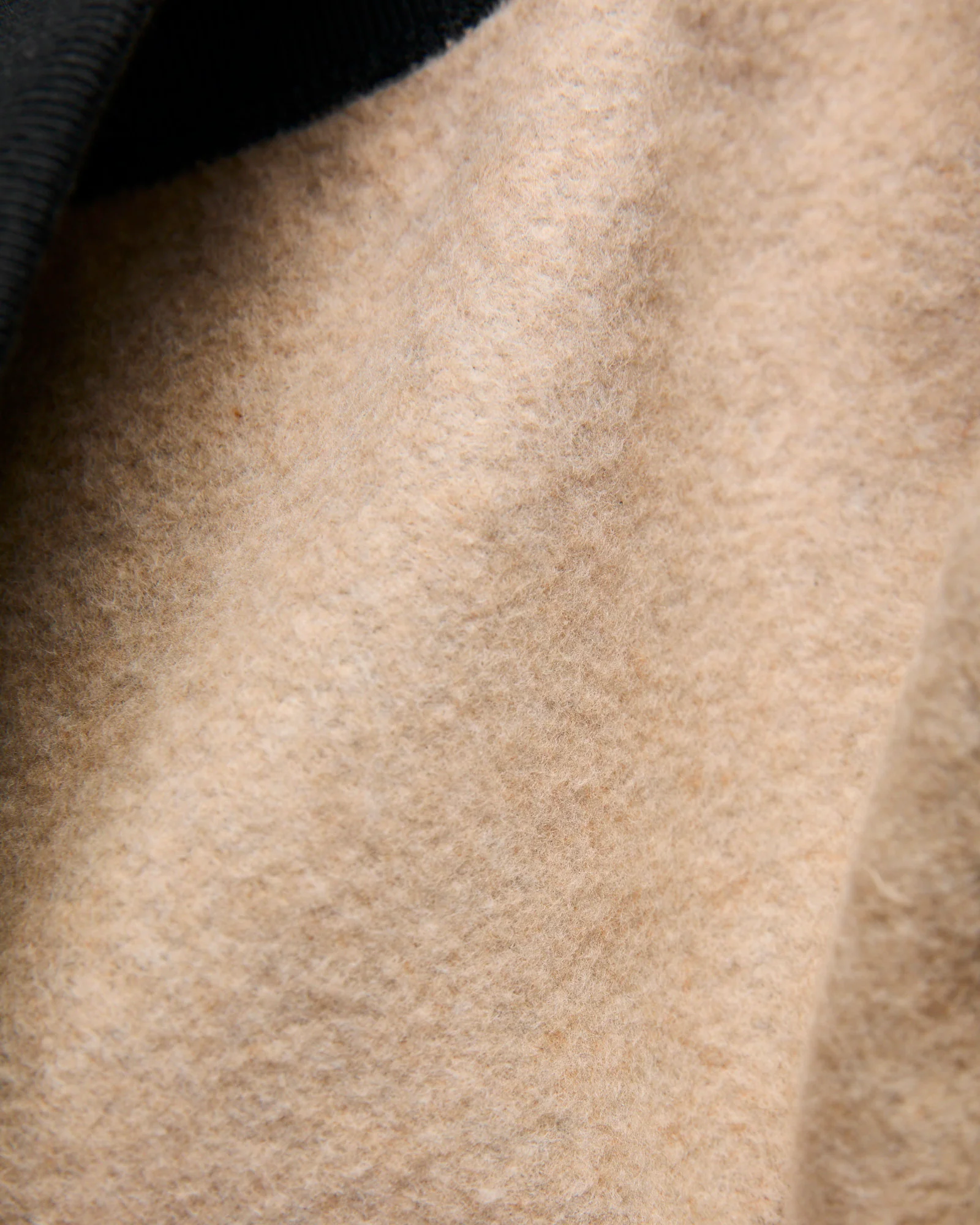 Fleeced FoxFibre® Pullover Hoodie in Black Coyote - Image 6
