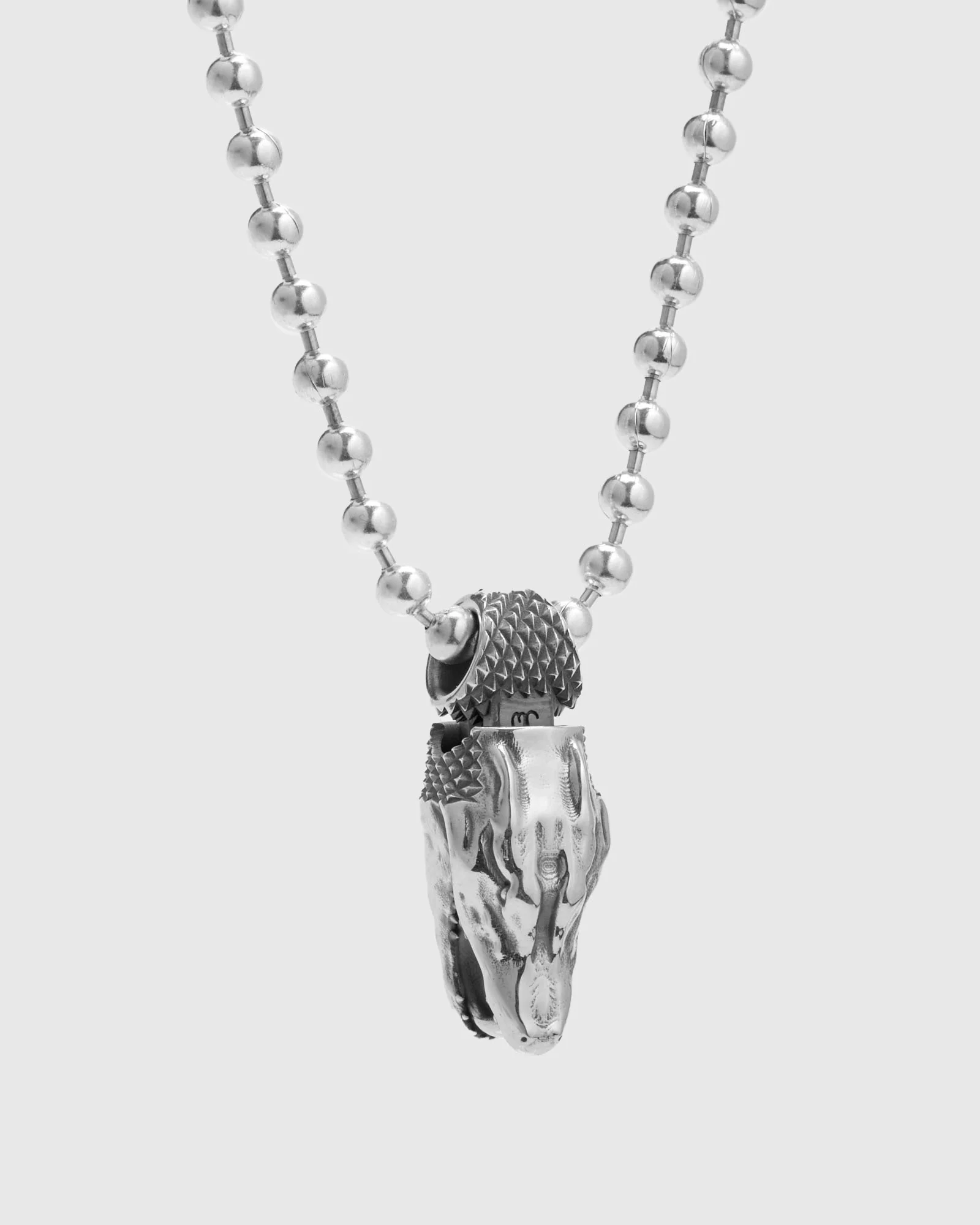 Gator Head Pendant in Sterling Silver - Image 3