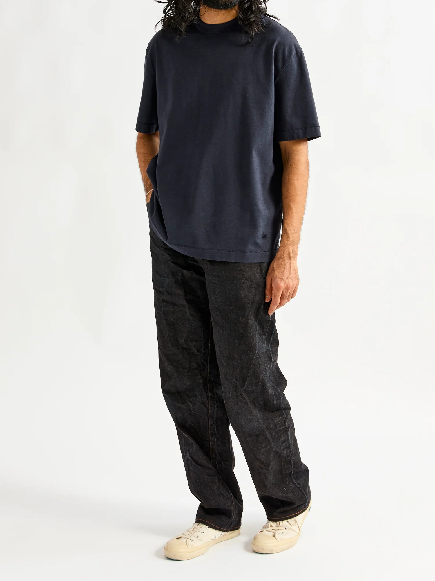 GHP01 "Good Basics" Hemp Blend 7.1oz T-Shirt in Charcoal - Image 9