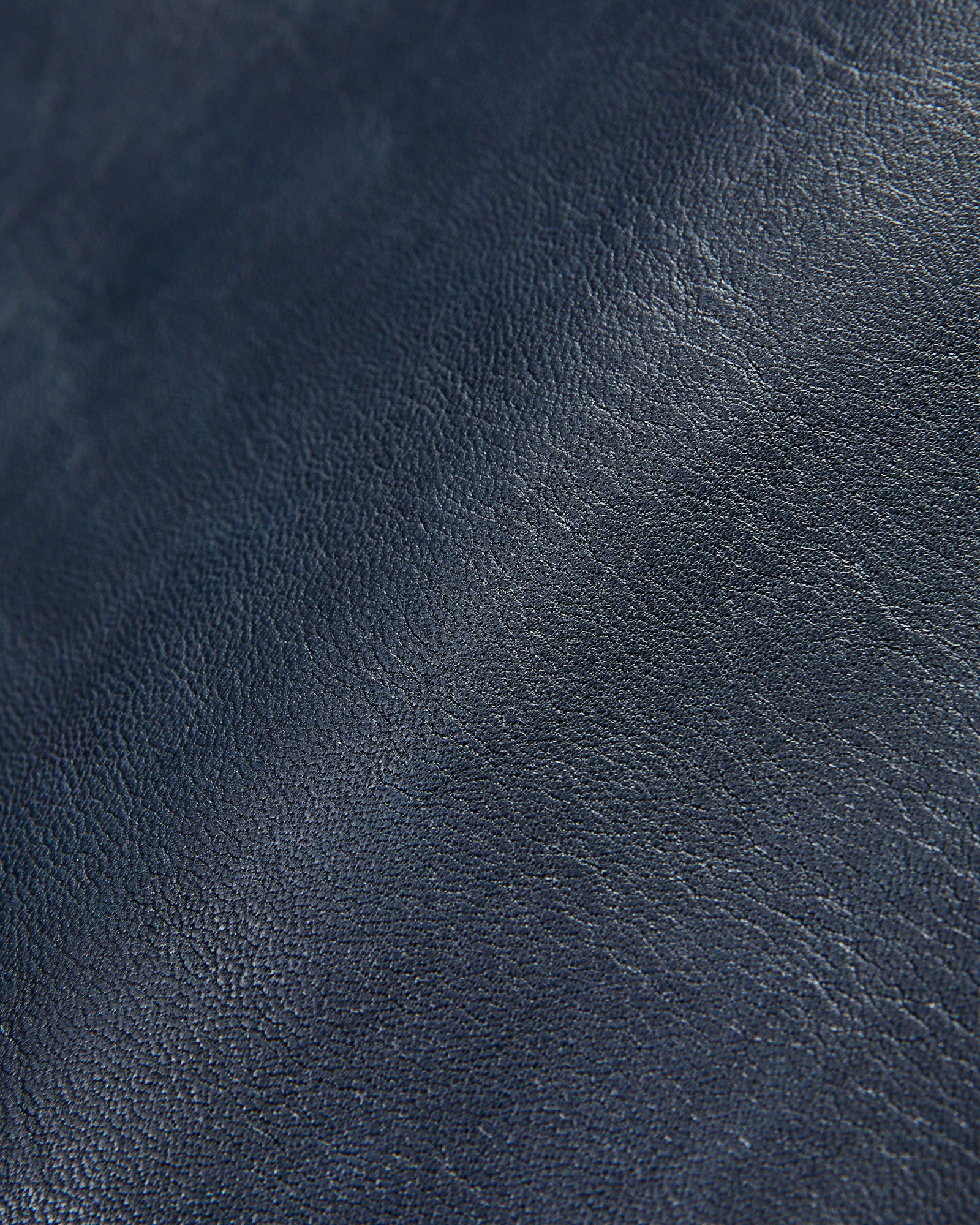 "Gold Digger" Horsehide Leather Jacket in Indigo - Image 10