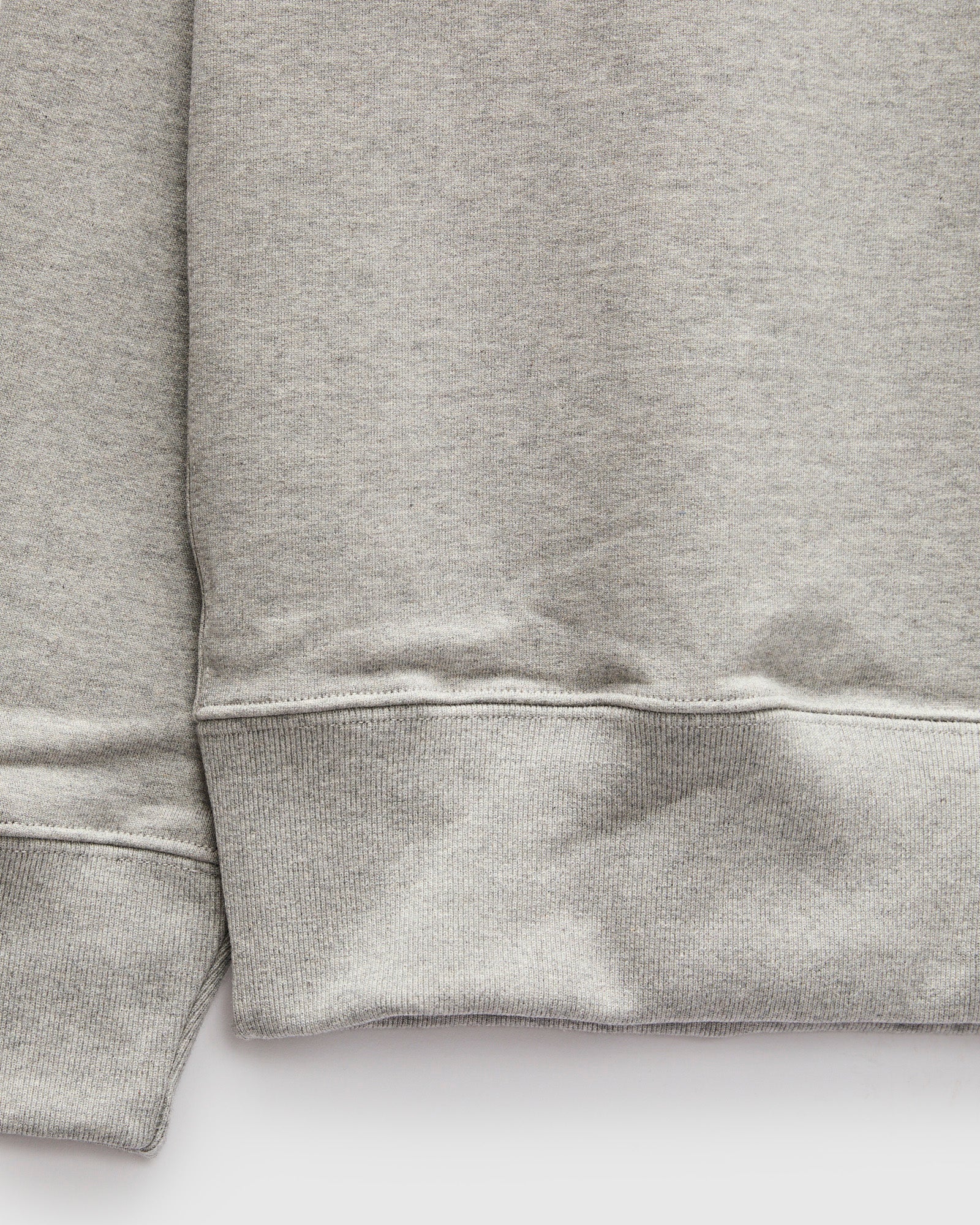 3S48 "Good Originals" Heavyweight Loopwheel Sweatshirt in Melange Grey - Image 6