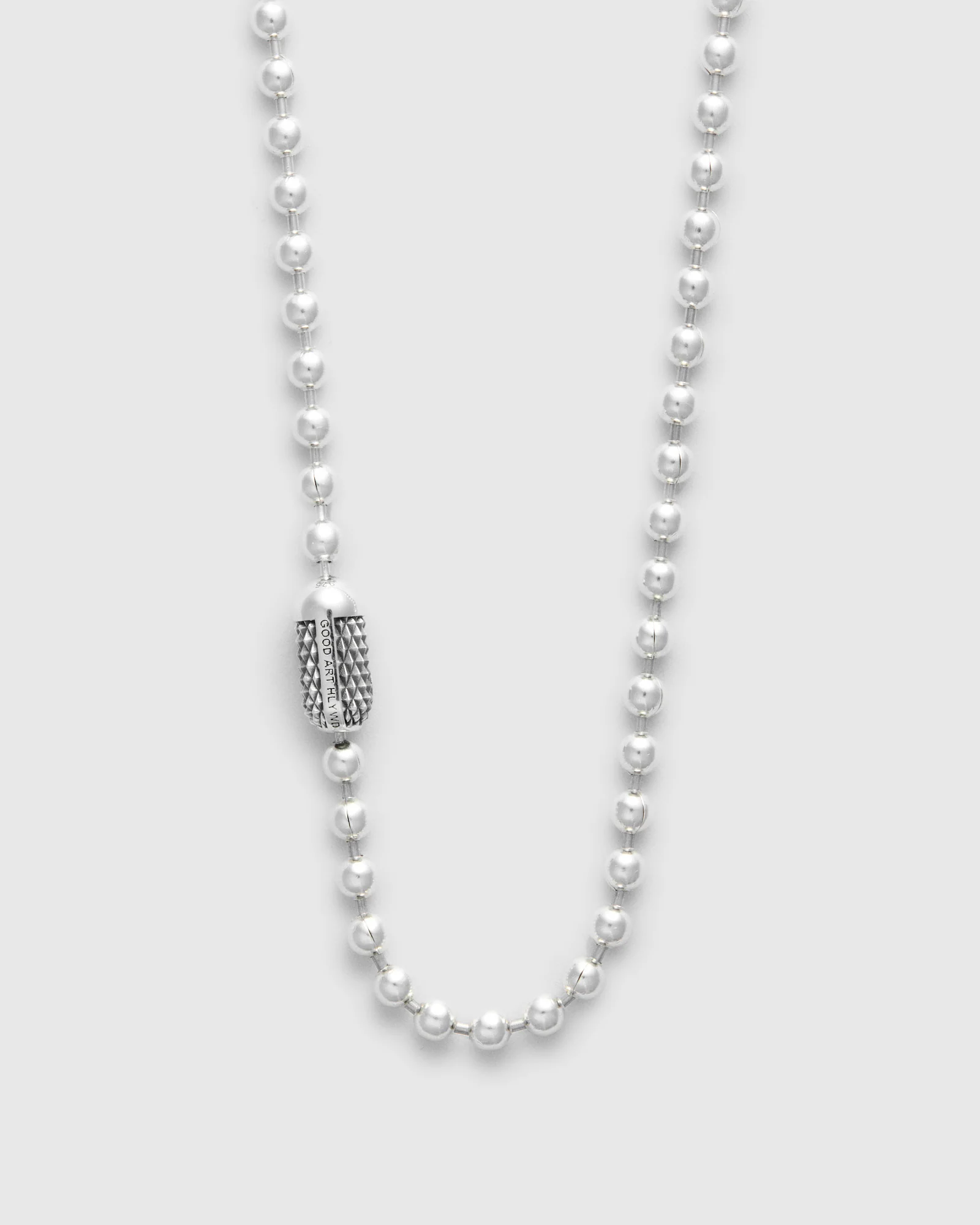 Goosebumps Poplock Necklace in Sterling Silver