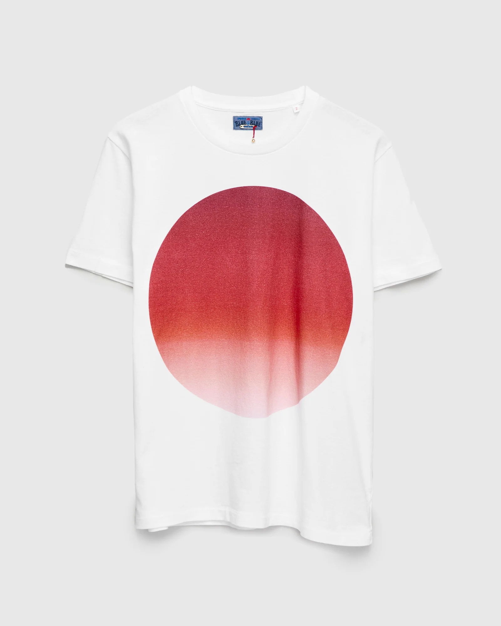 Gradation Big Circle Tee in Red