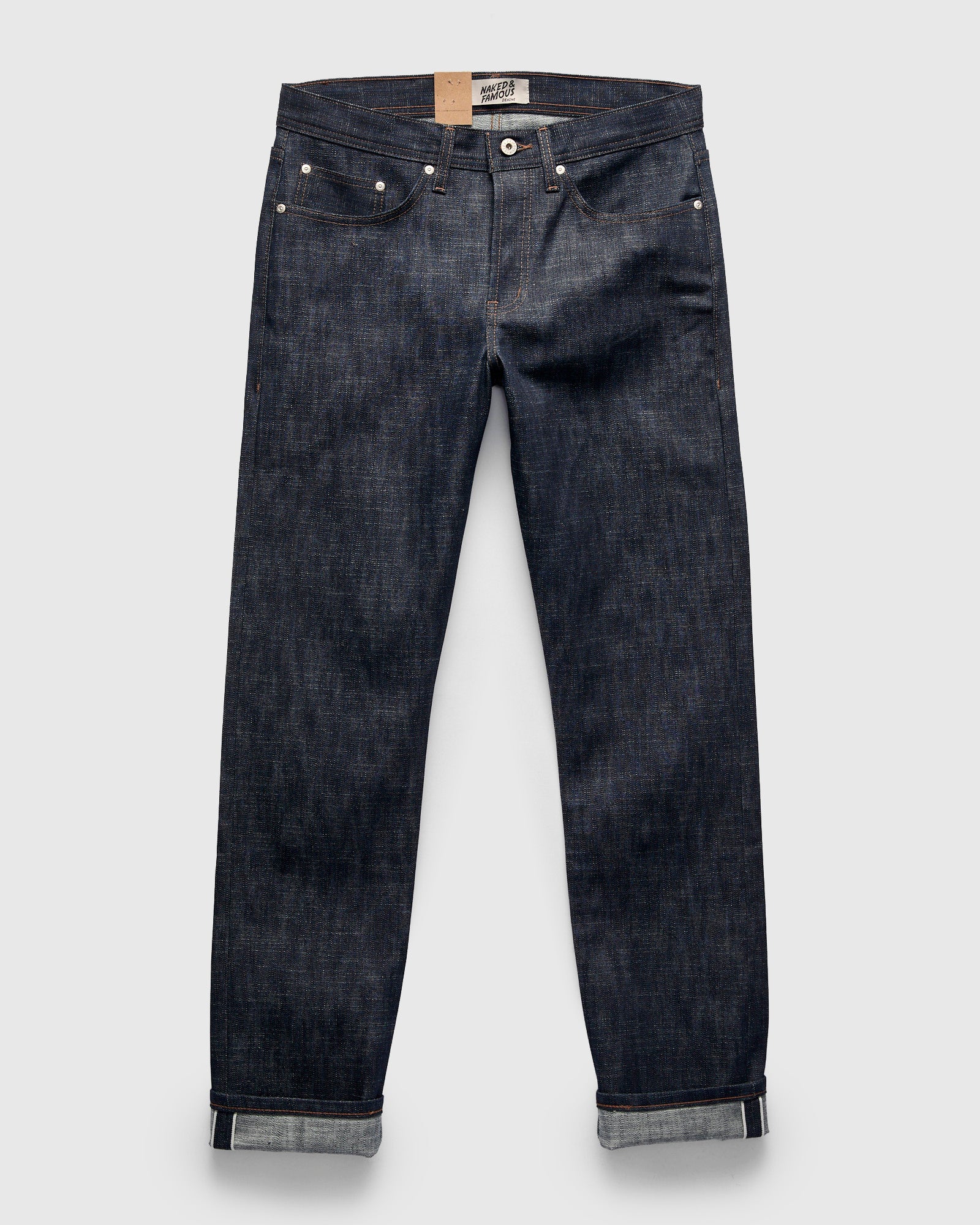 "Greencast Slub Stretch" 12.5oz Selvedge Denim - Weird Guy Fit - Image 2