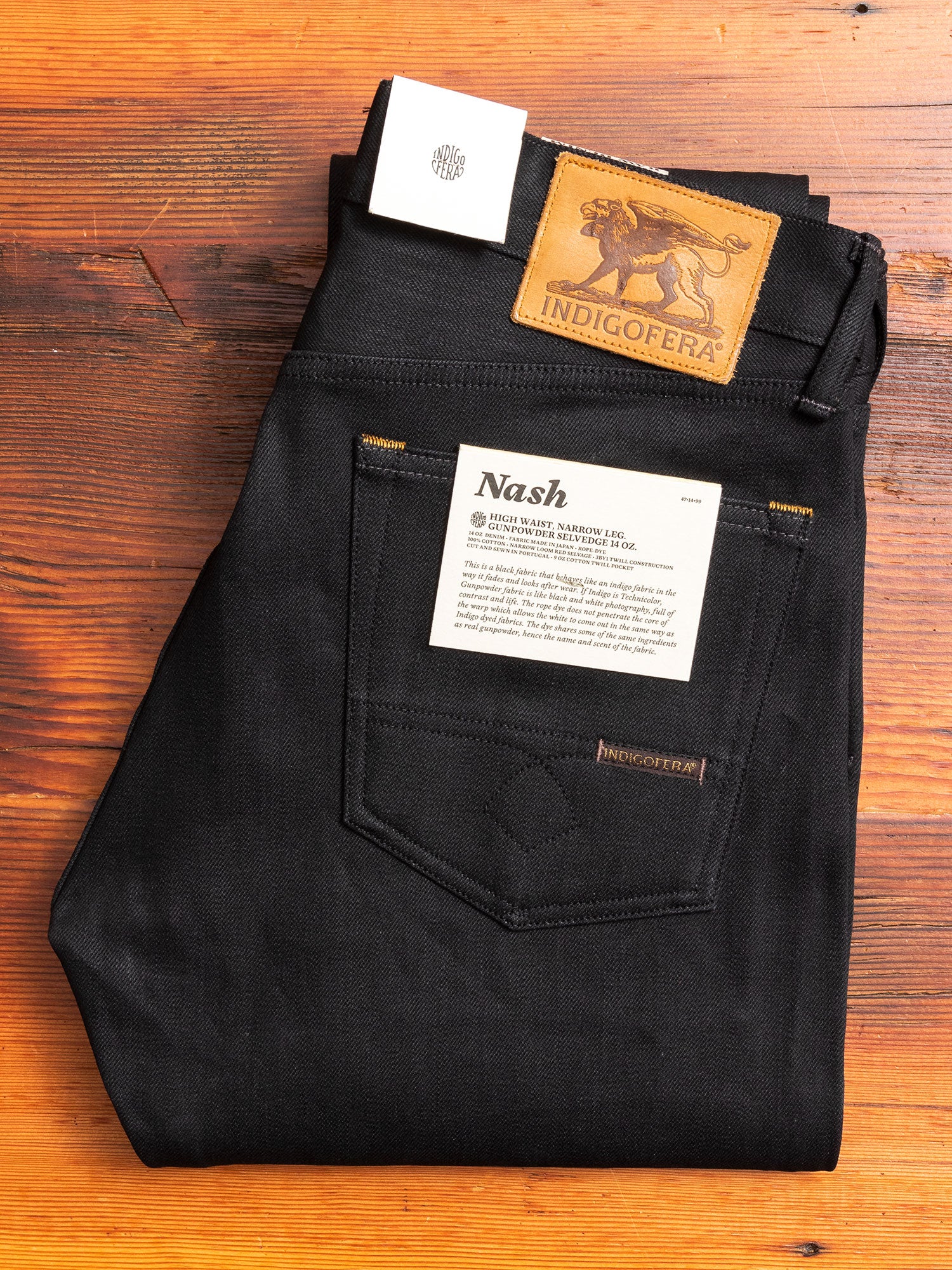 "Gunpowder" 14oz Selvedge Denim - Nash Tapered - Image 2