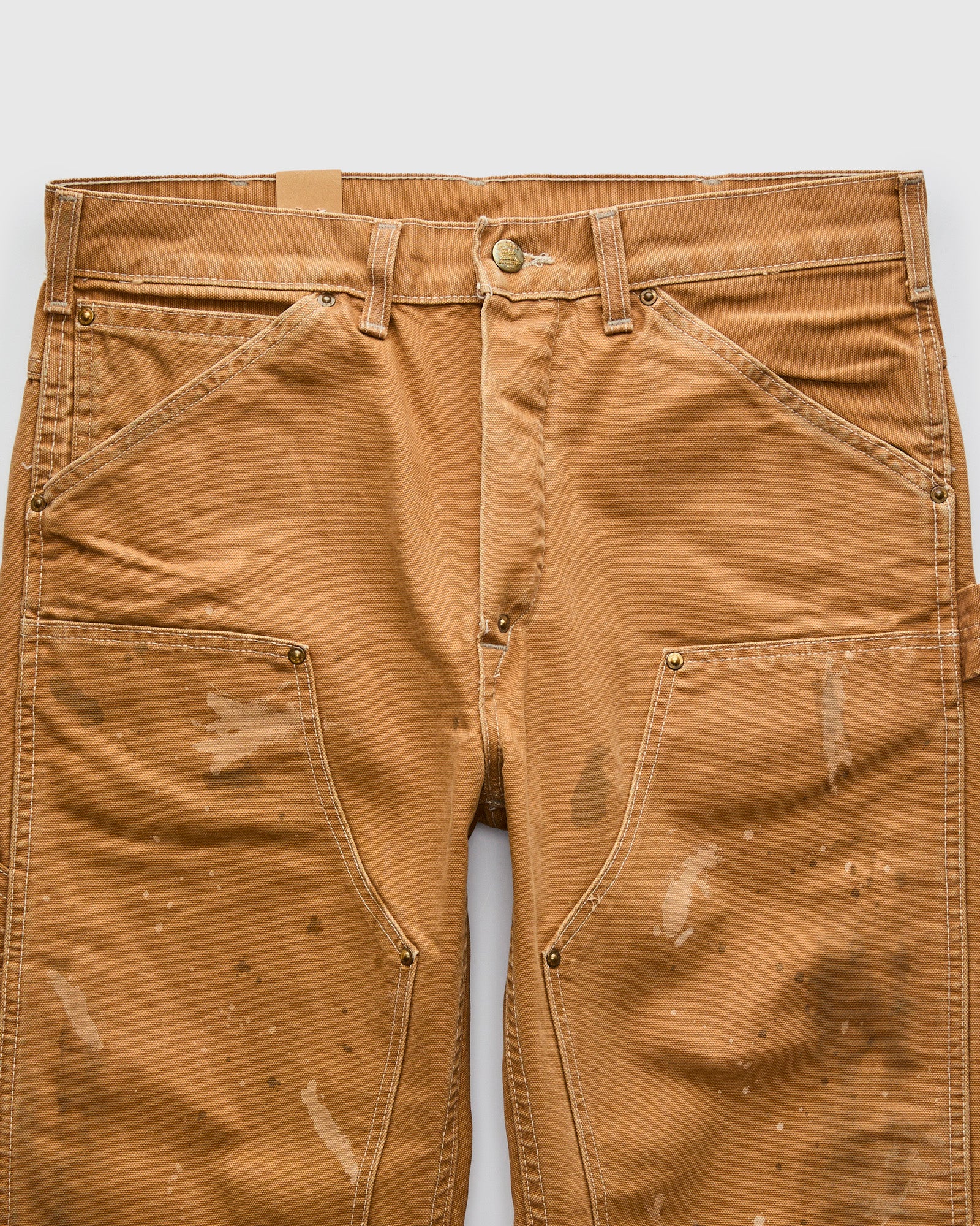 Hamilton Carpenter Pants in Distressed Khaki - Image 4