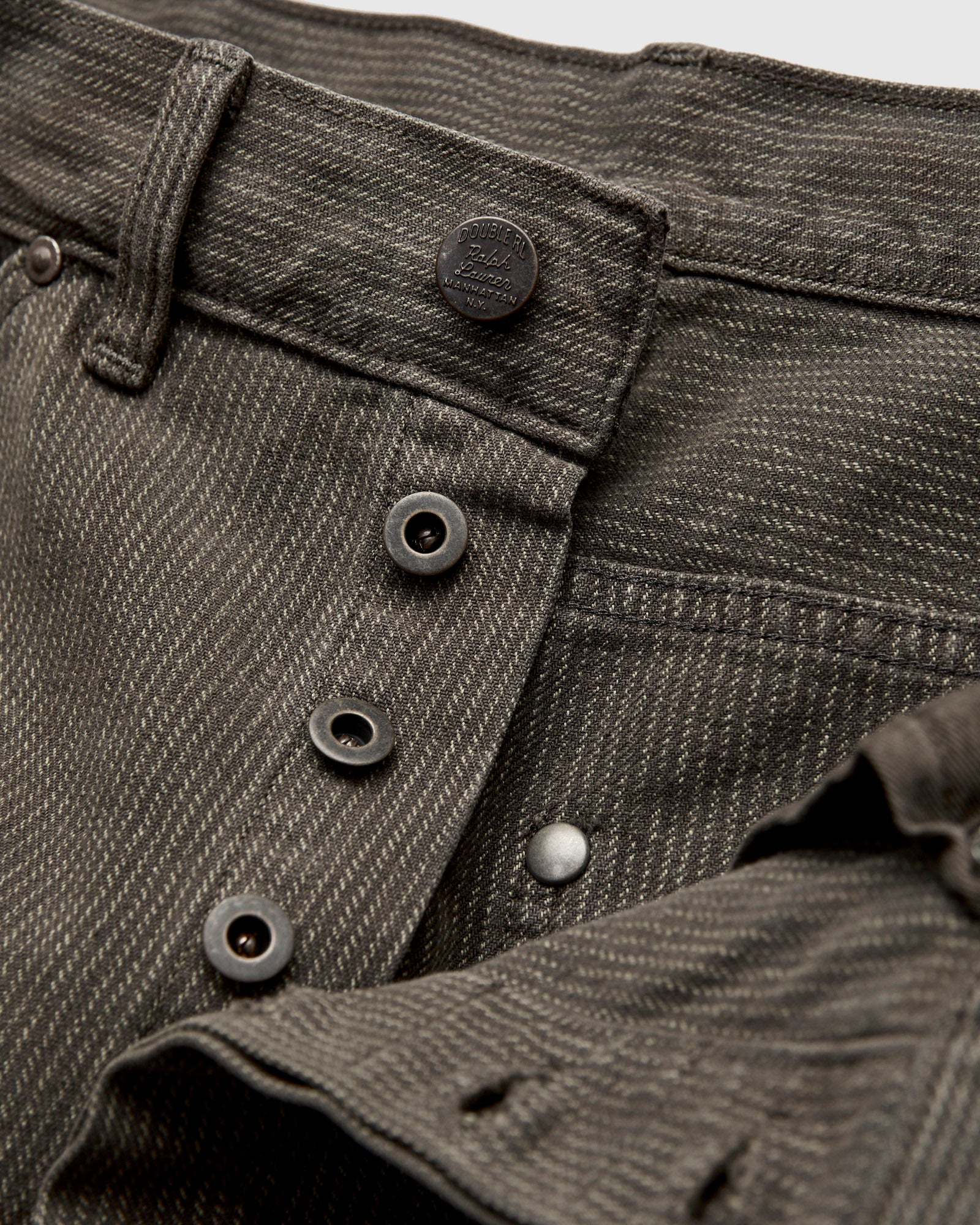 Hamilton Carpenter Pants in Black/White Twill - Image 6