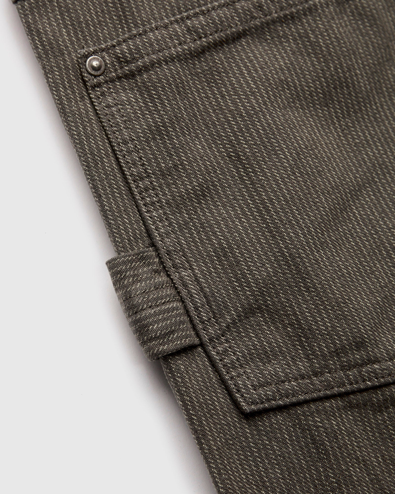 Hamilton Carpenter Pants in Black/White Twill - Image 8