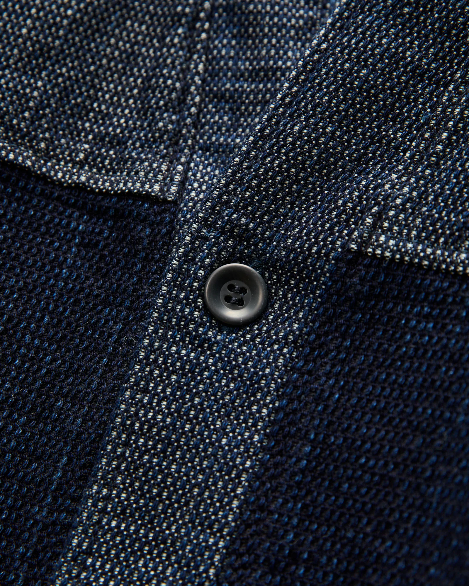 Haori Cardigan in Indigo Rinse - Image 4