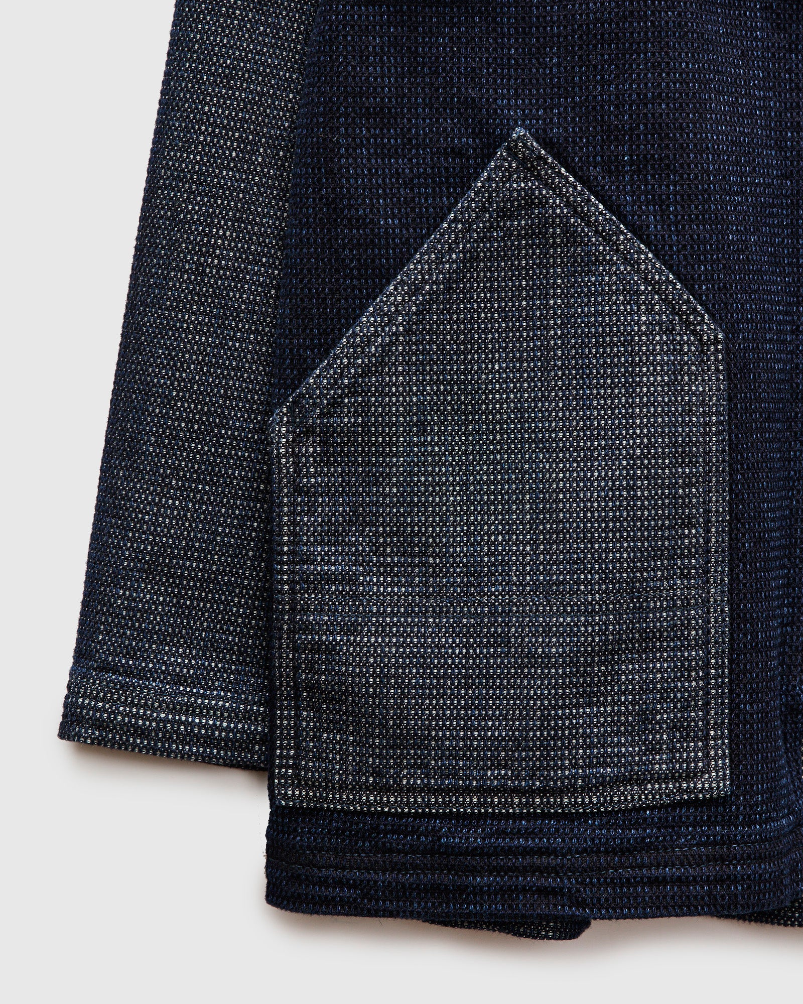 Haori Cardigan in Indigo Rinse - Image 6