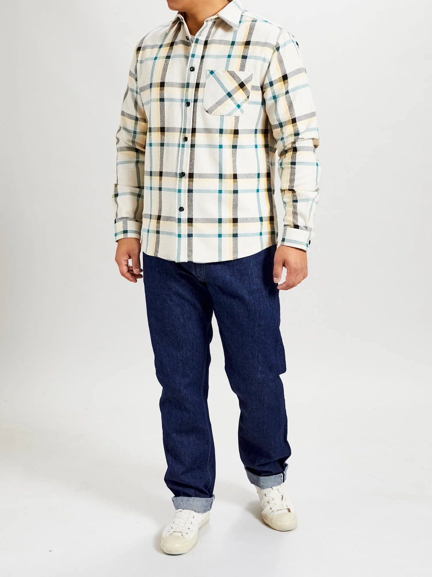 Hard Rude Button-Up Shirt in Natural - Image 10