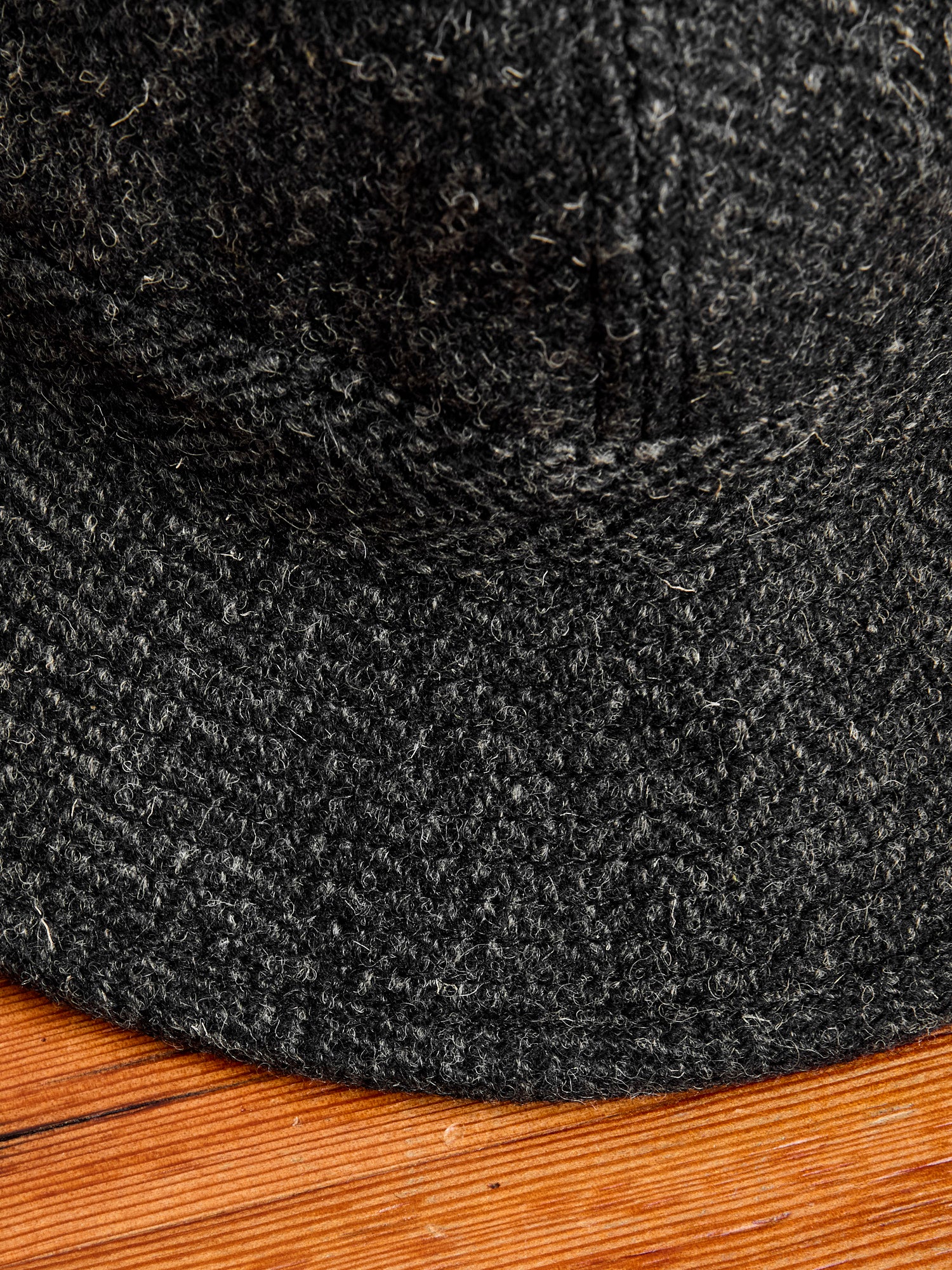 Harris Tweed Bucket Hat in Black - Image 4