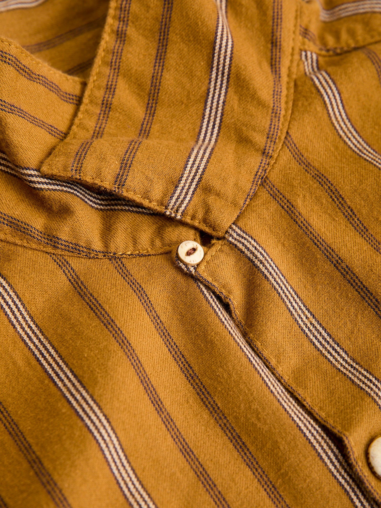 Hawaiian Button-Up Shirt in Lantern Stripe - Image 4