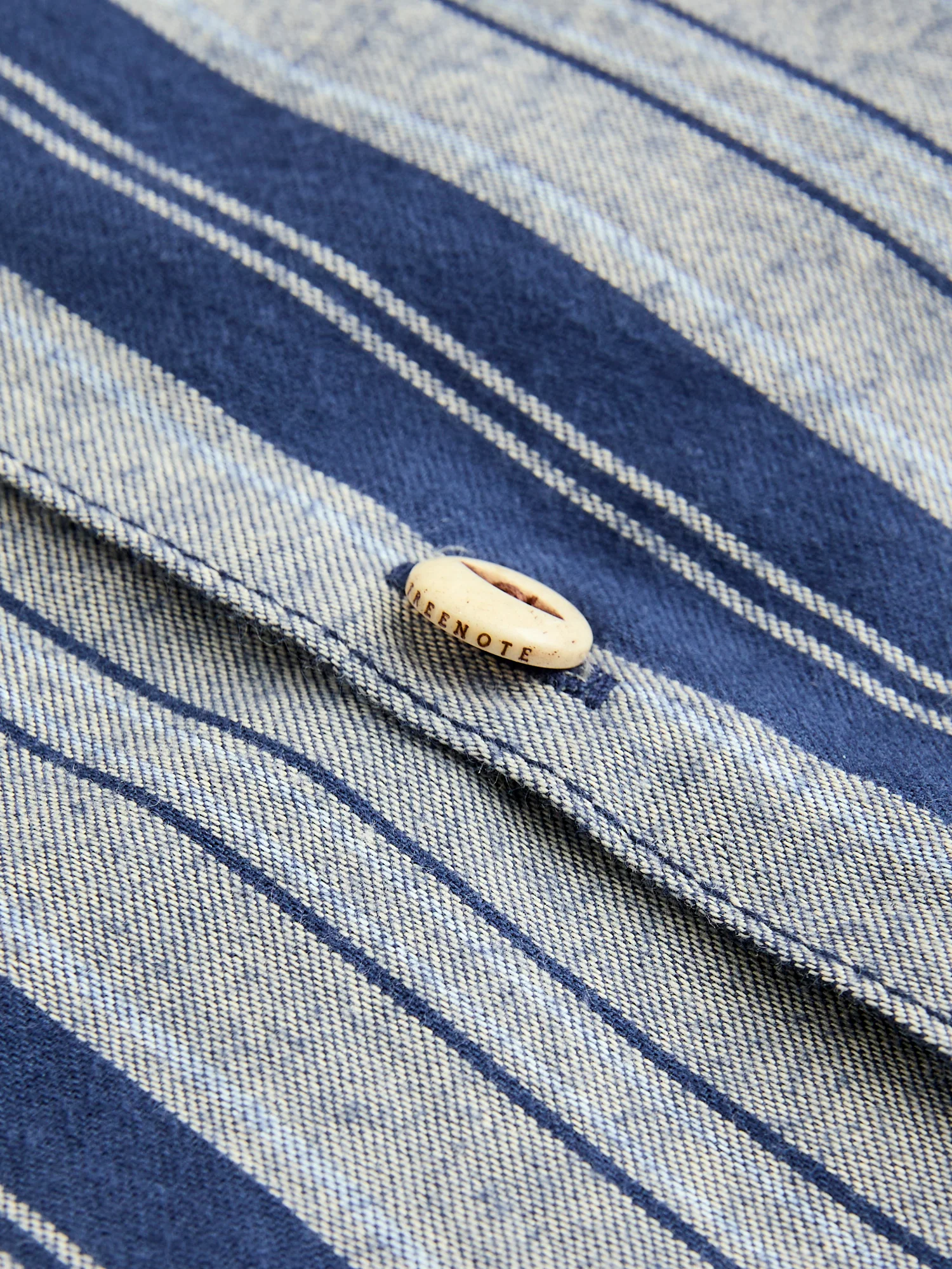 Hawaiian Button-Up Shirt in Mariner Stripe - Image 8