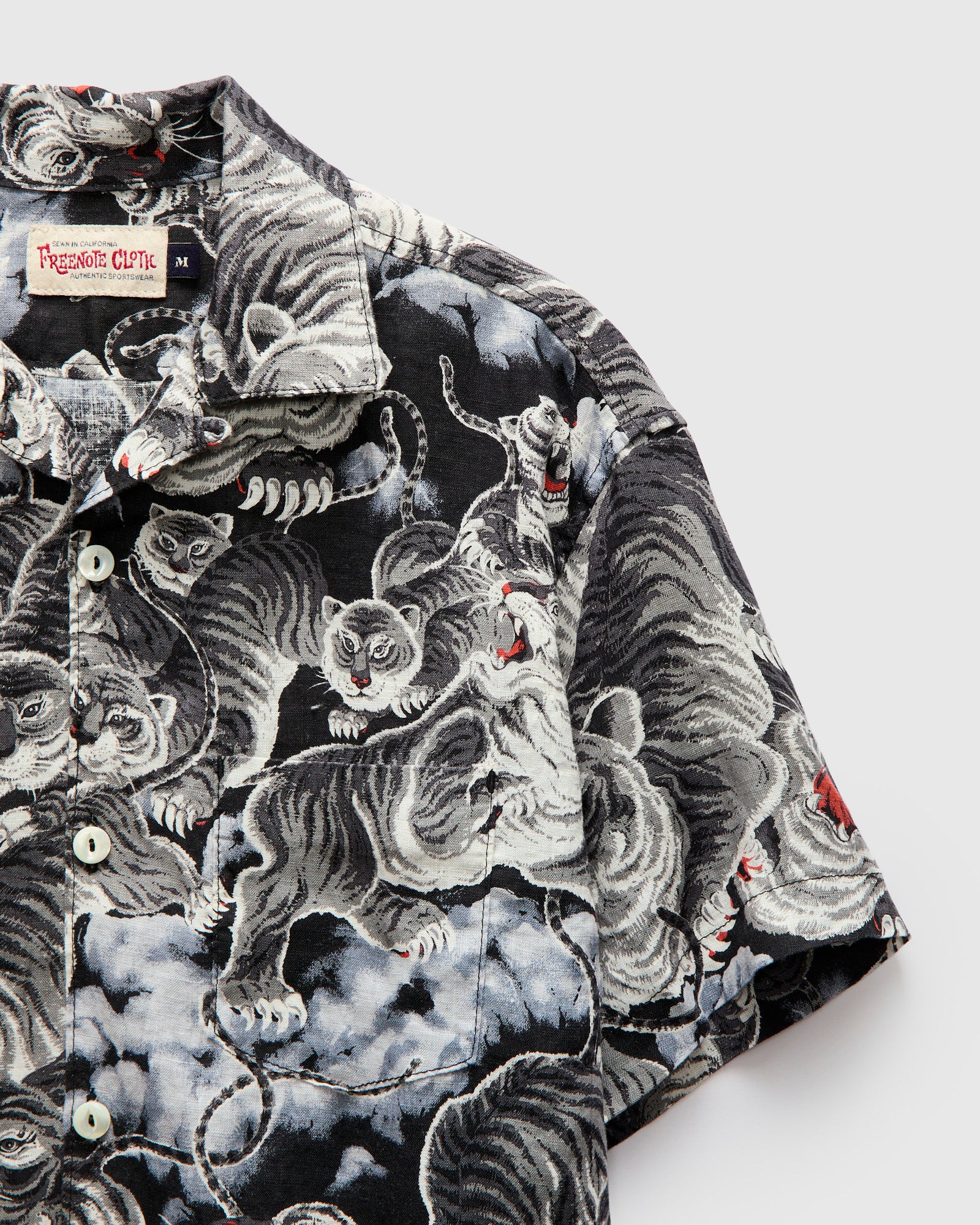 Hawaiian Shirt in Black Tiger - Image 6