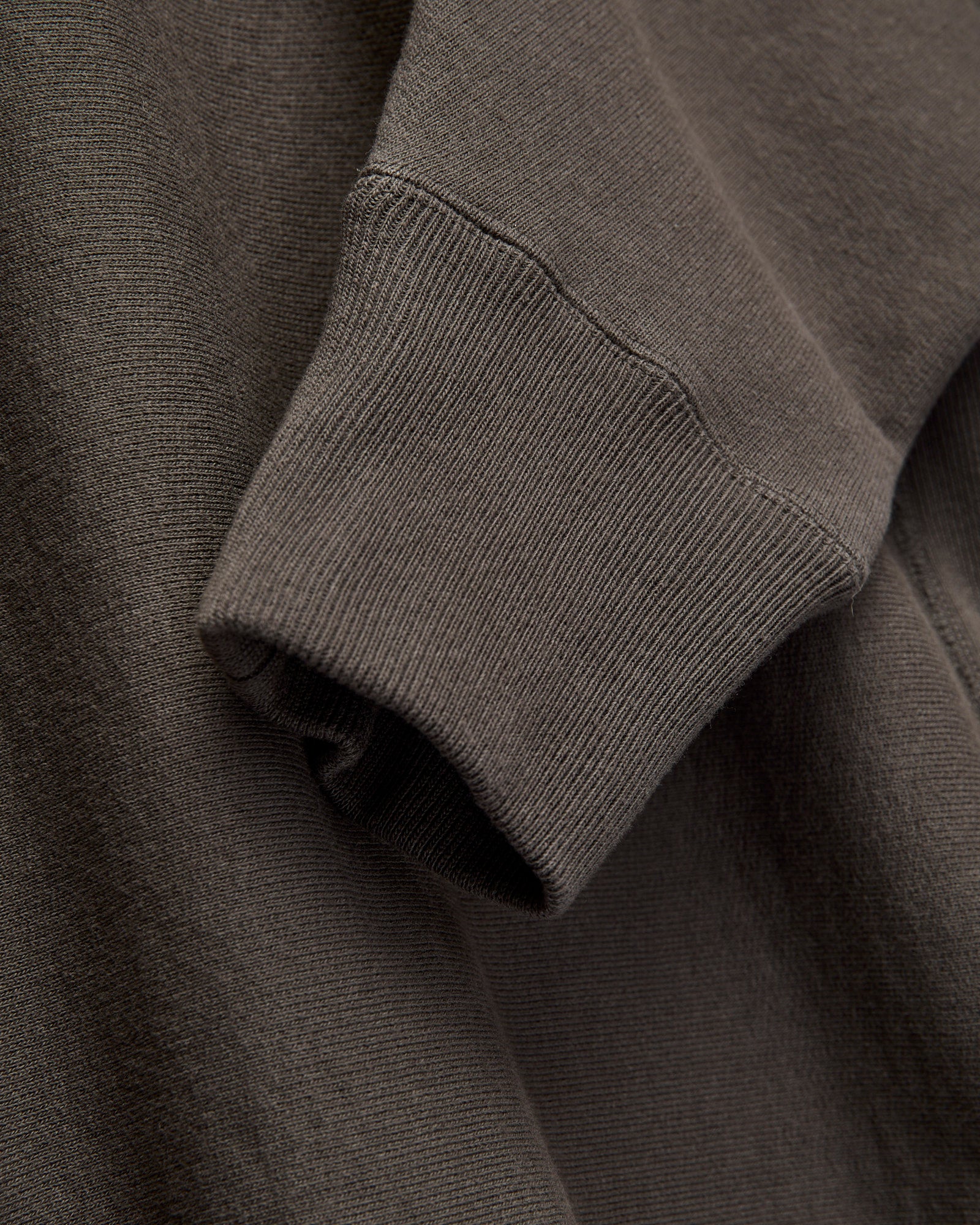 Heavy Crewneck Pullover in Fade Black - Image 4