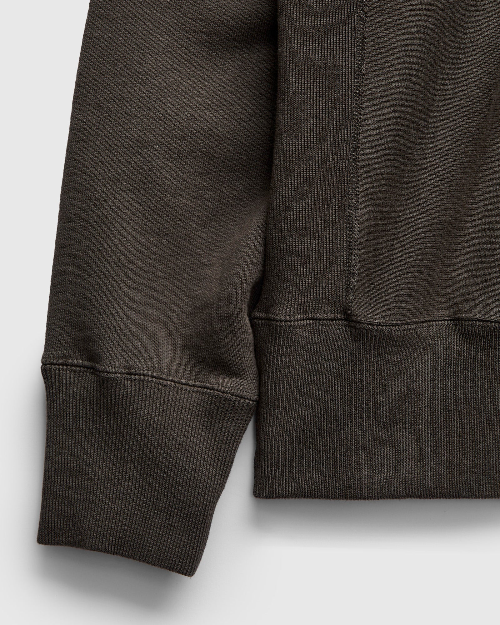 Heavy Crewneck Pullover in Fade Black - Image 5