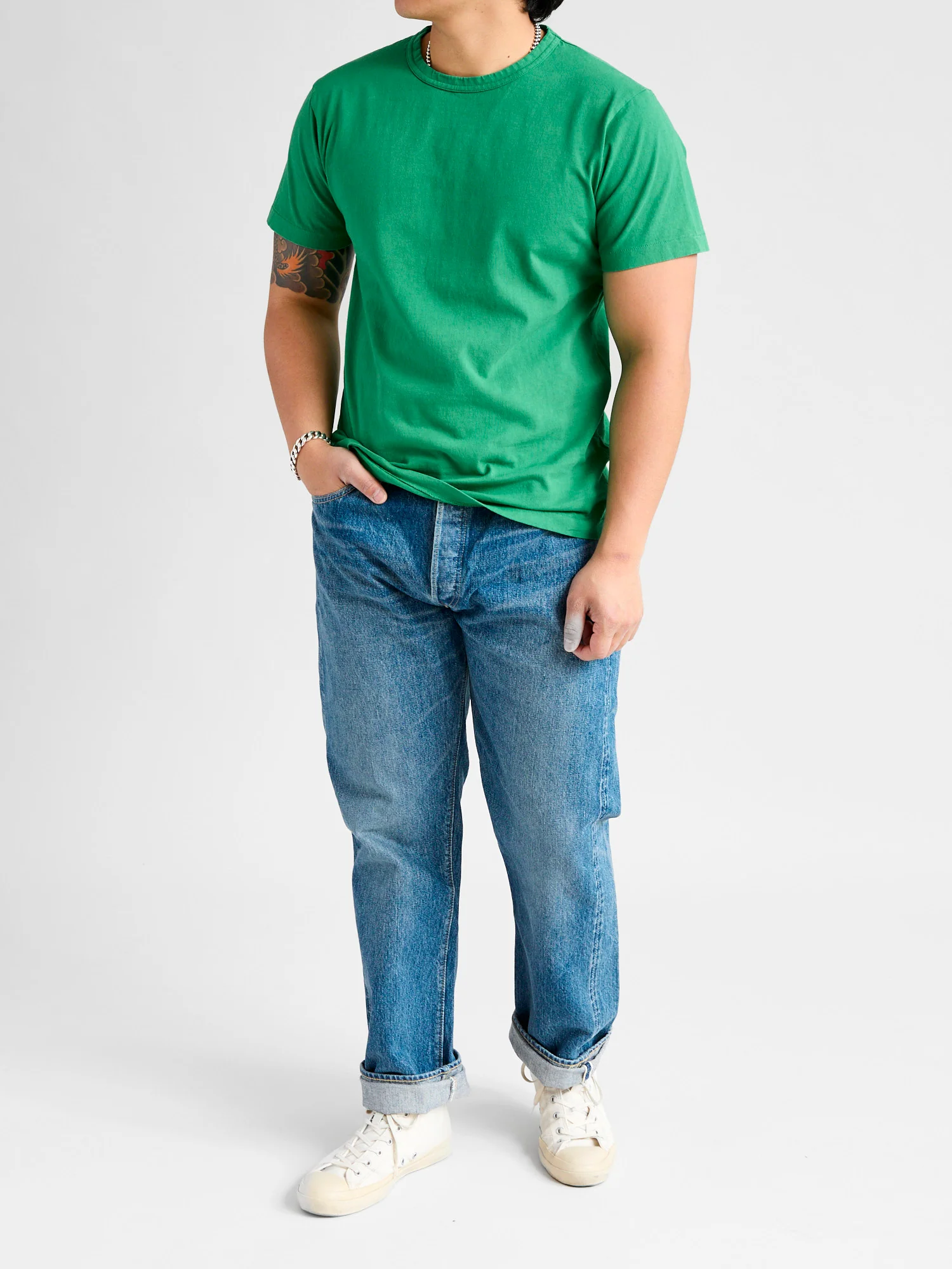 Heavy Duty Tee in Kelly - Image 7