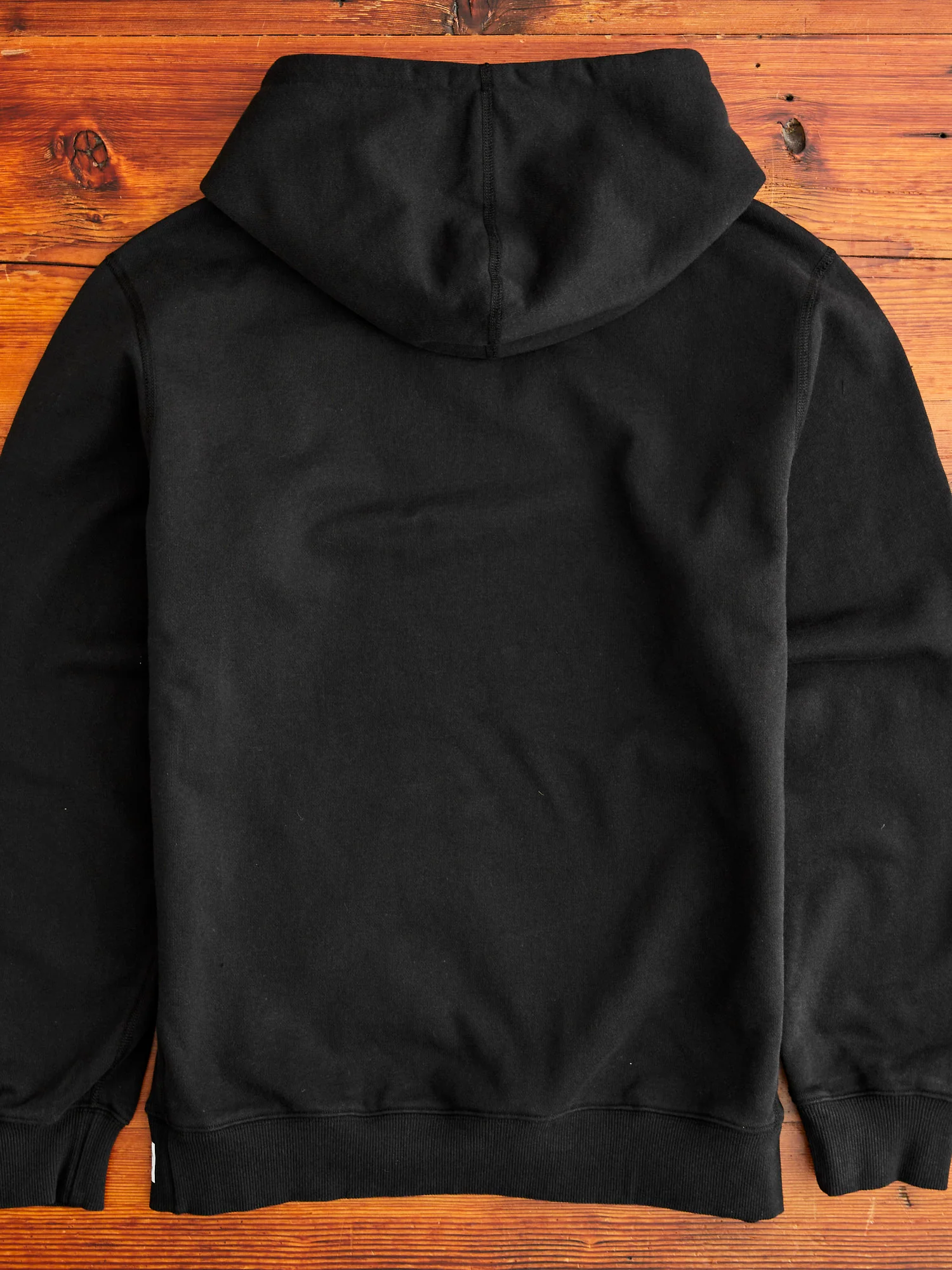 Heavyweight Fleece Full Zip Hoodie in Black - Image 11