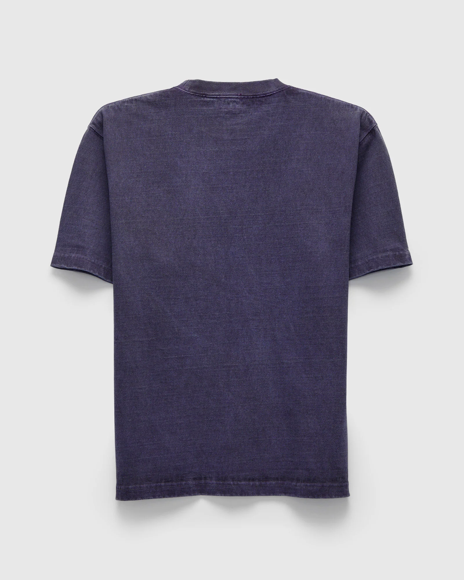 Heavyweight Pigment Dye Pocket T-Shirt in Faded Purple - Image 3