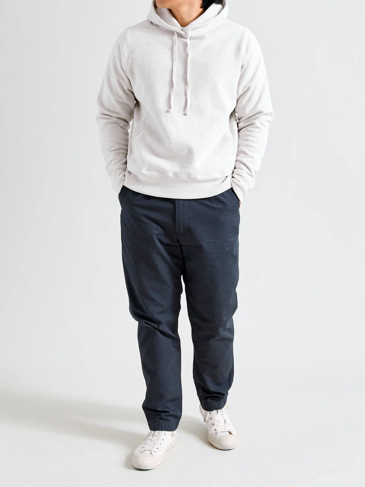 Heavyweight Pullover Hoodie in Oatmeal - Image 9