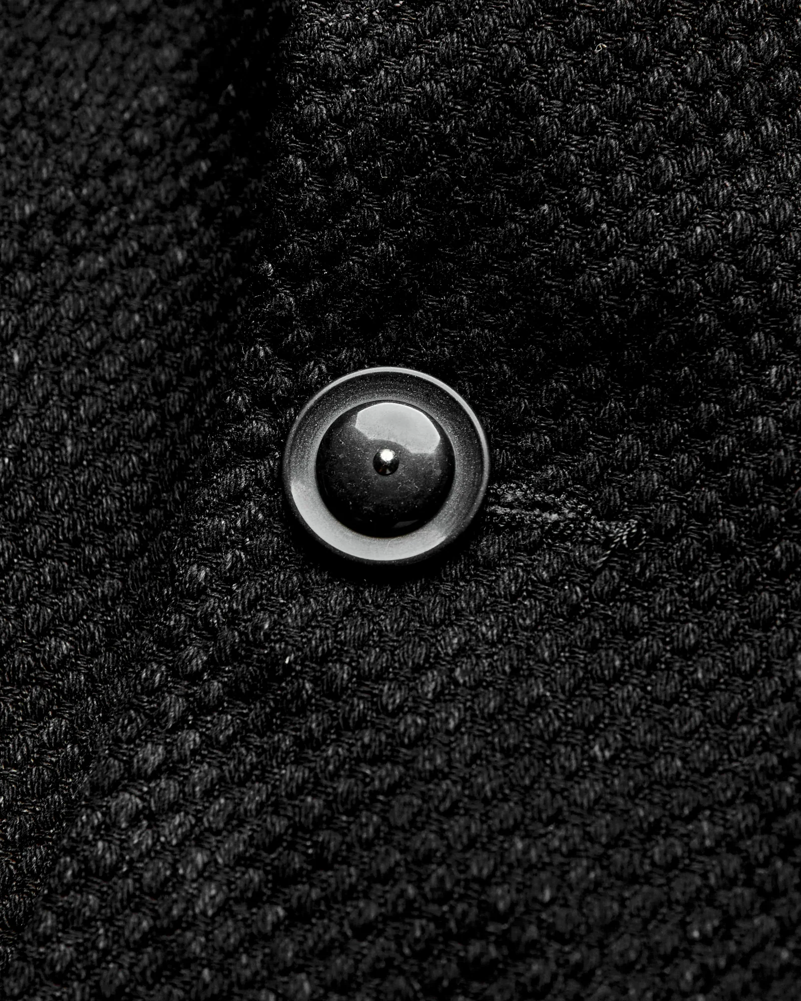 "No-Gi" Bedford Jacket in Black Heavyweight Sashiko - Image 6