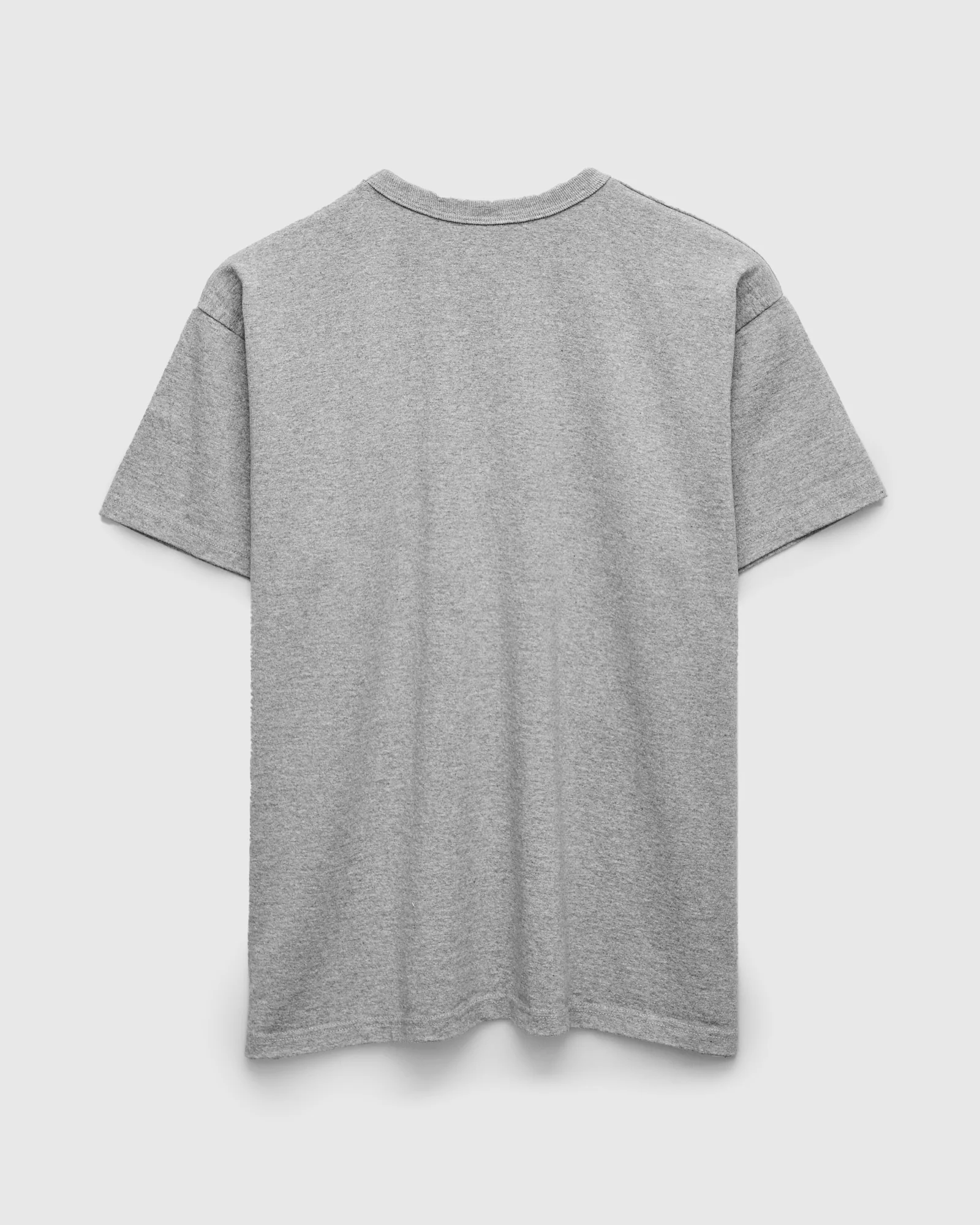 Heavyweight Solid T-Shirt in Heather Grey - Image 2