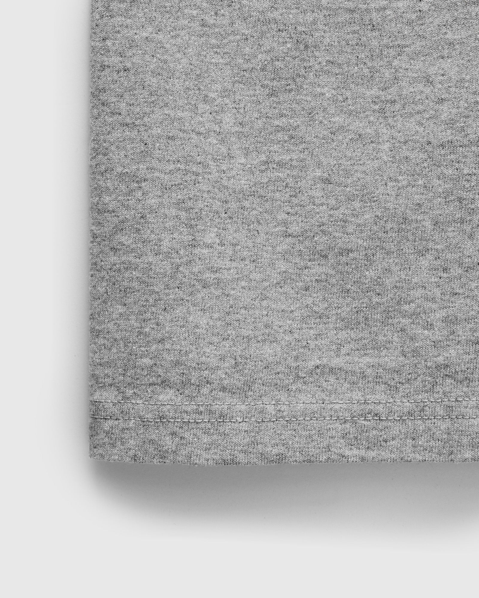 Heavyweight Solid T-Shirt in Heather Grey - Image 5