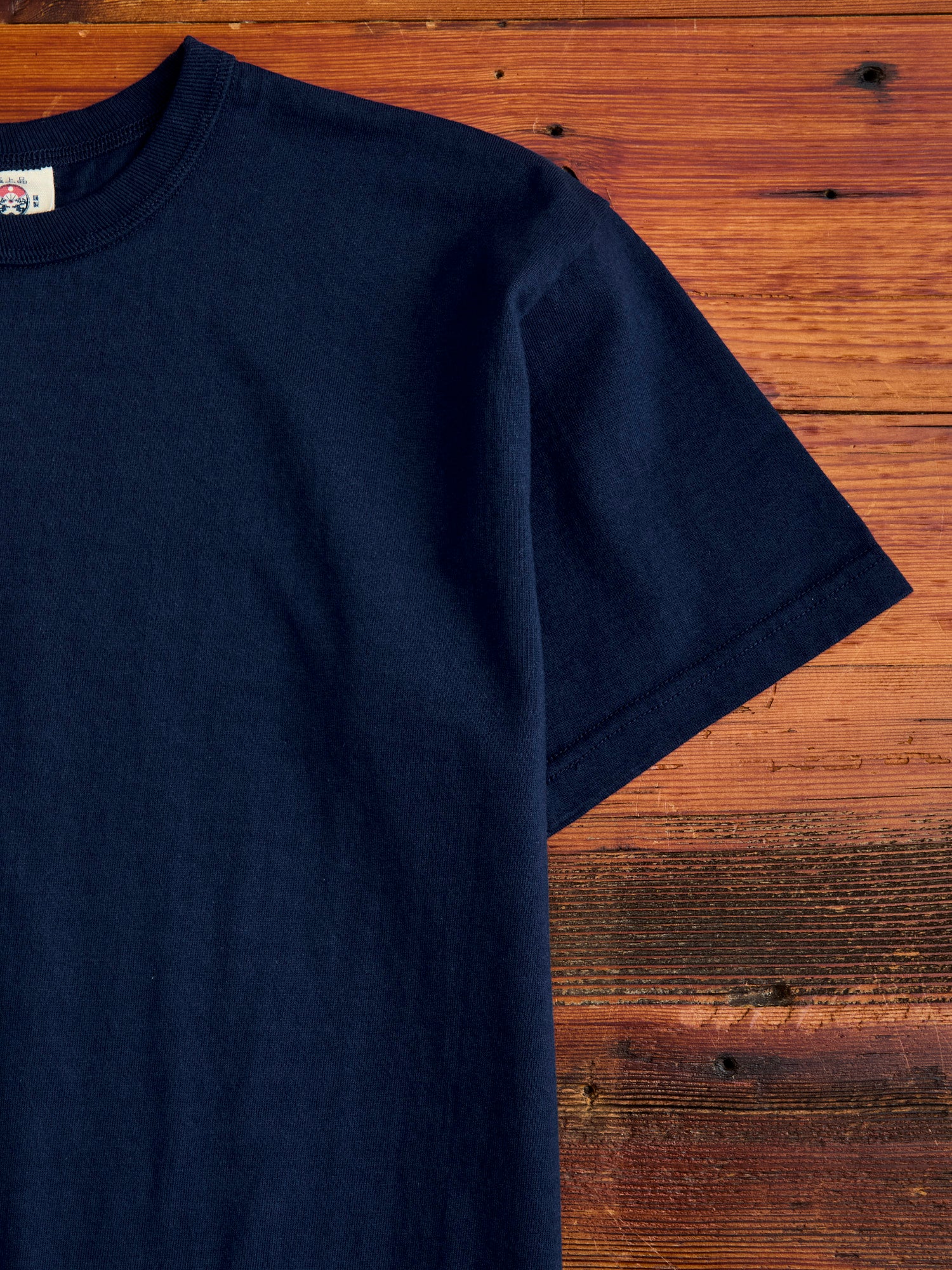 Heavyweight T-Shirt in Navy - Image 4