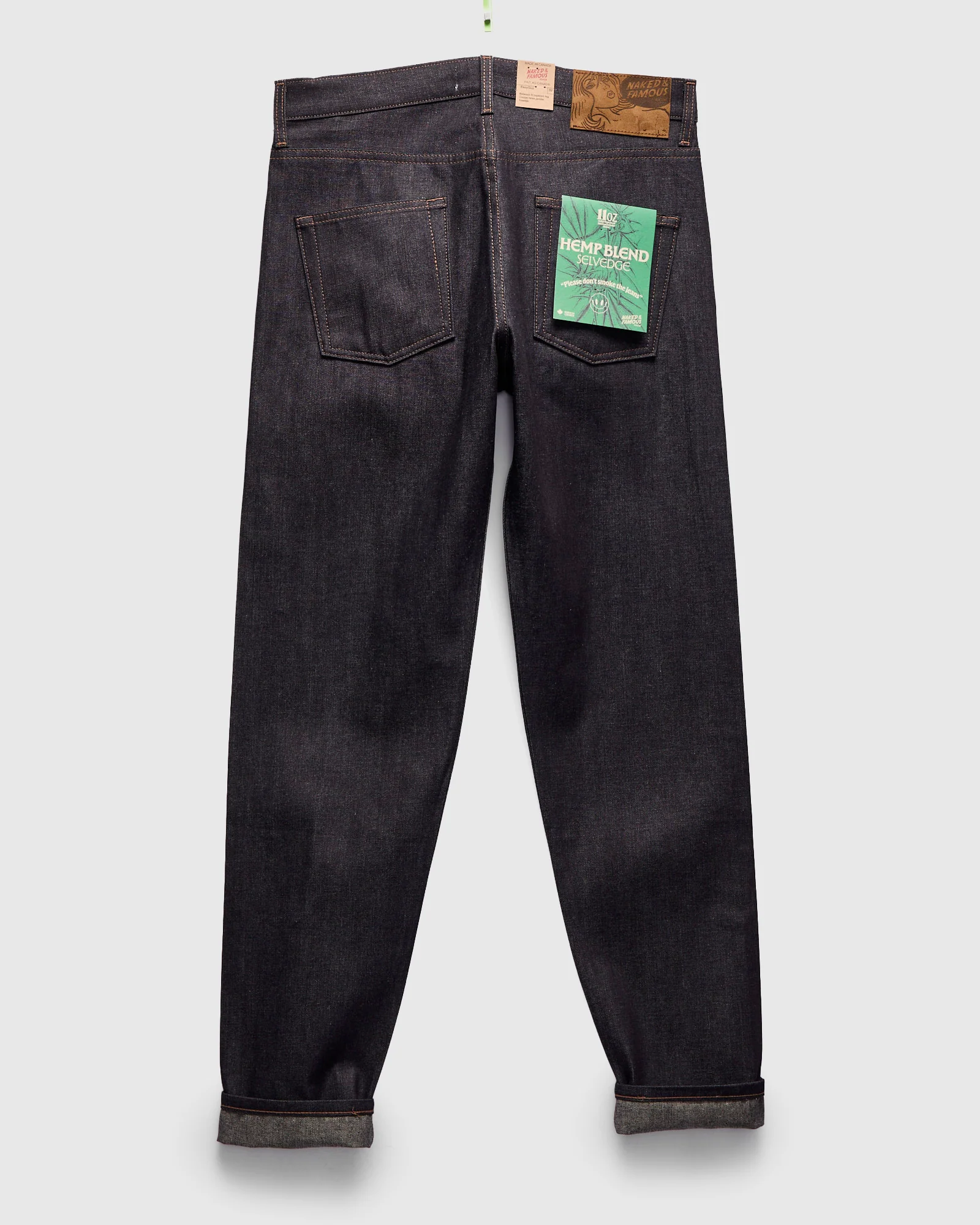 "Hemp Blend" 11oz Selvedge Denim - Easy Guy Fit - Image 3