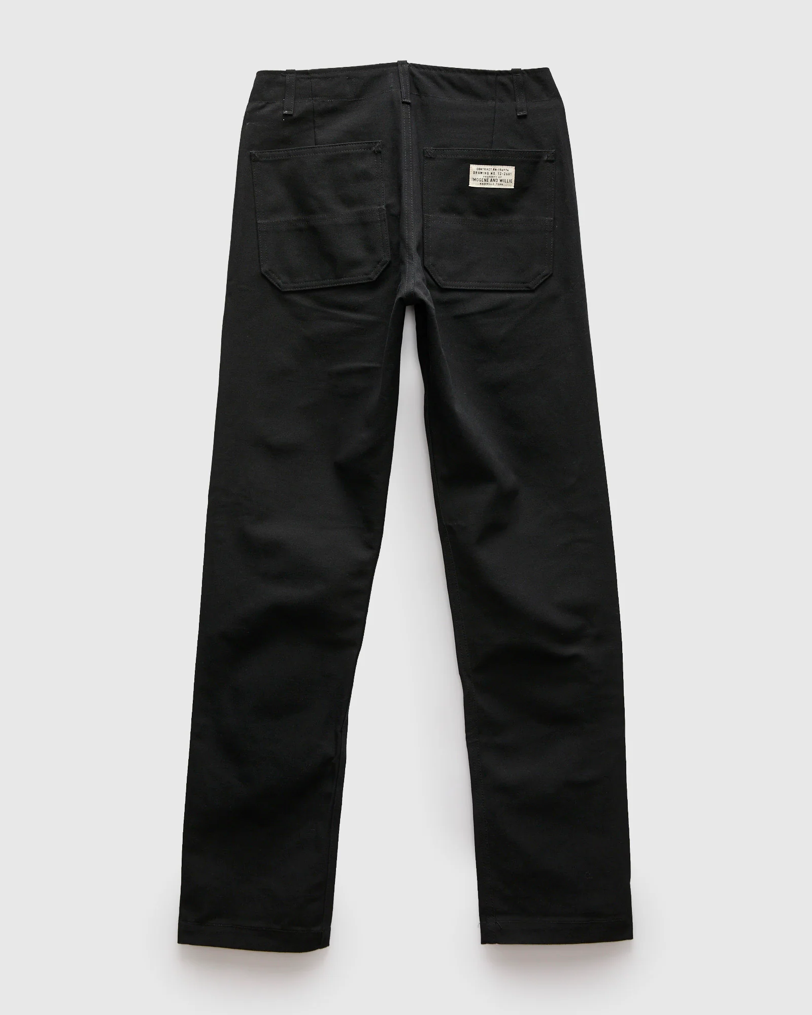 Hencye Double Knee Workpant in Black - Image 2
