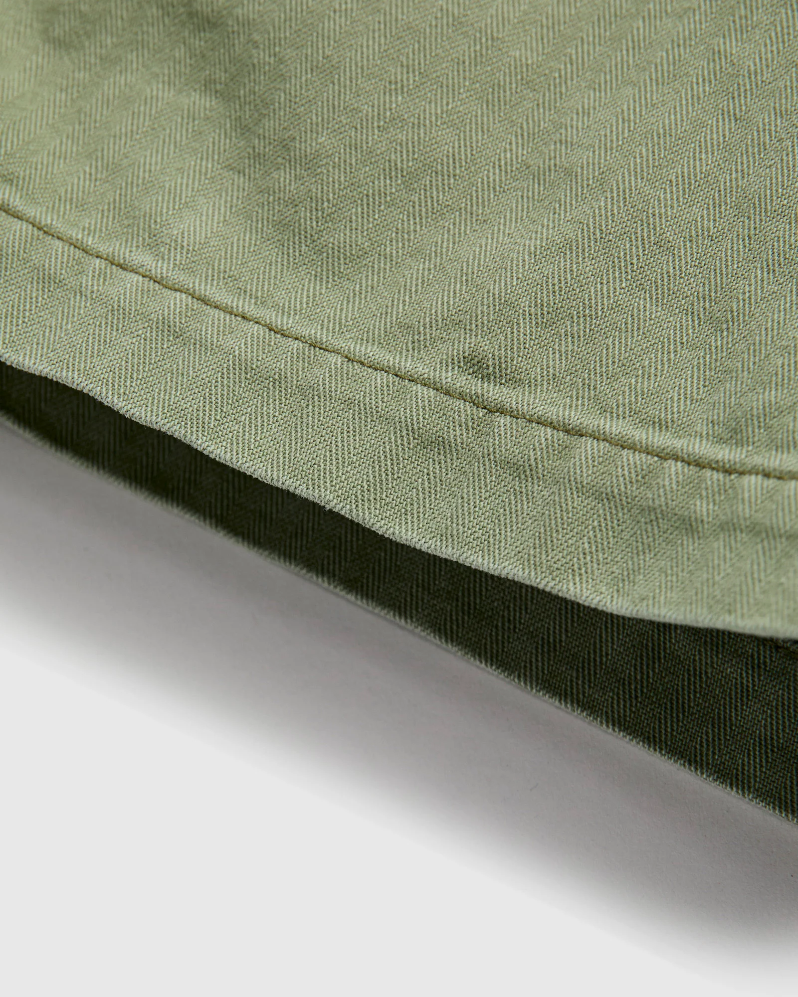 Herringbone Summer Fatigue Shorts in Green - Image 8
