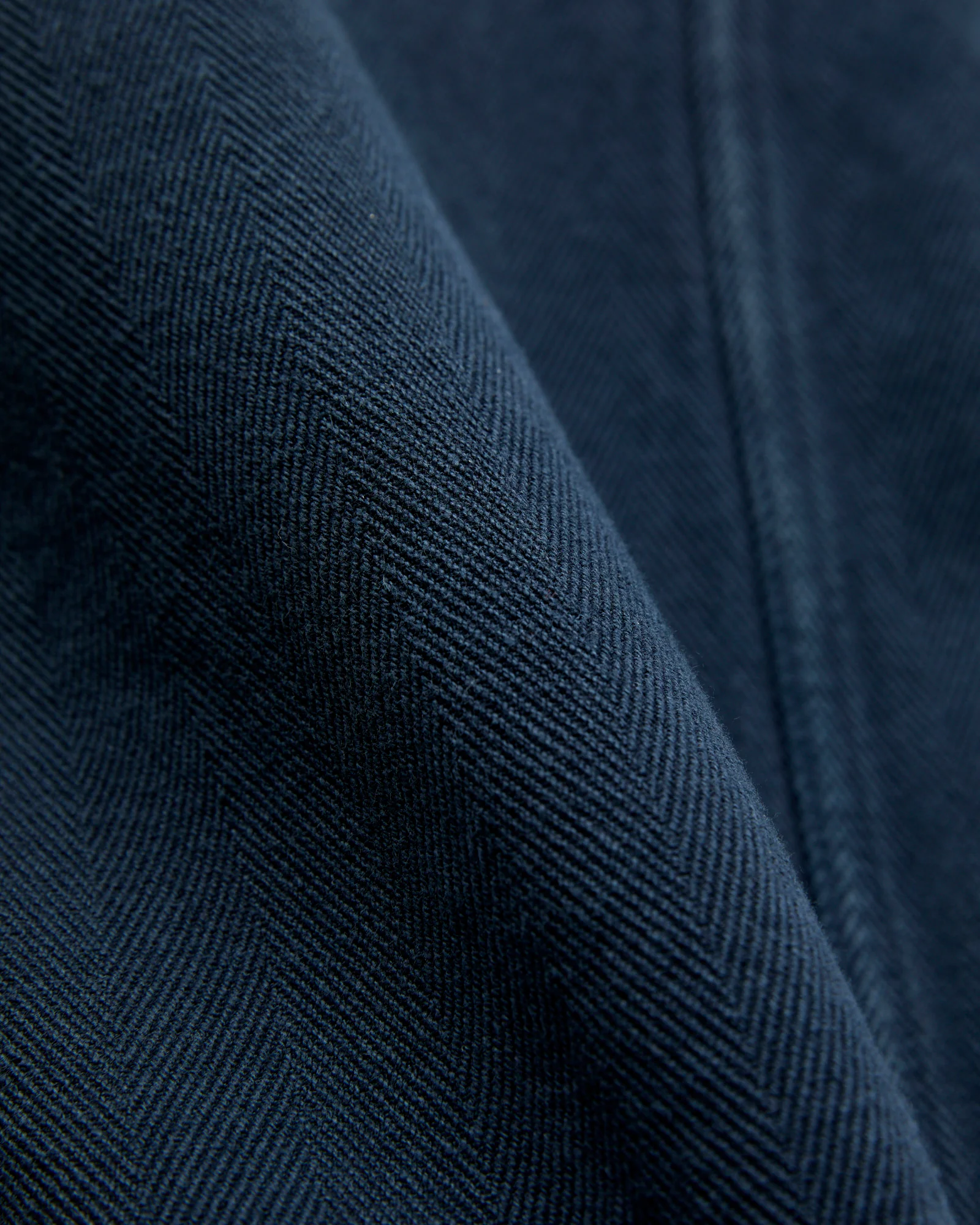 Herringbone Trucker Jacket in Logwood - Image 9