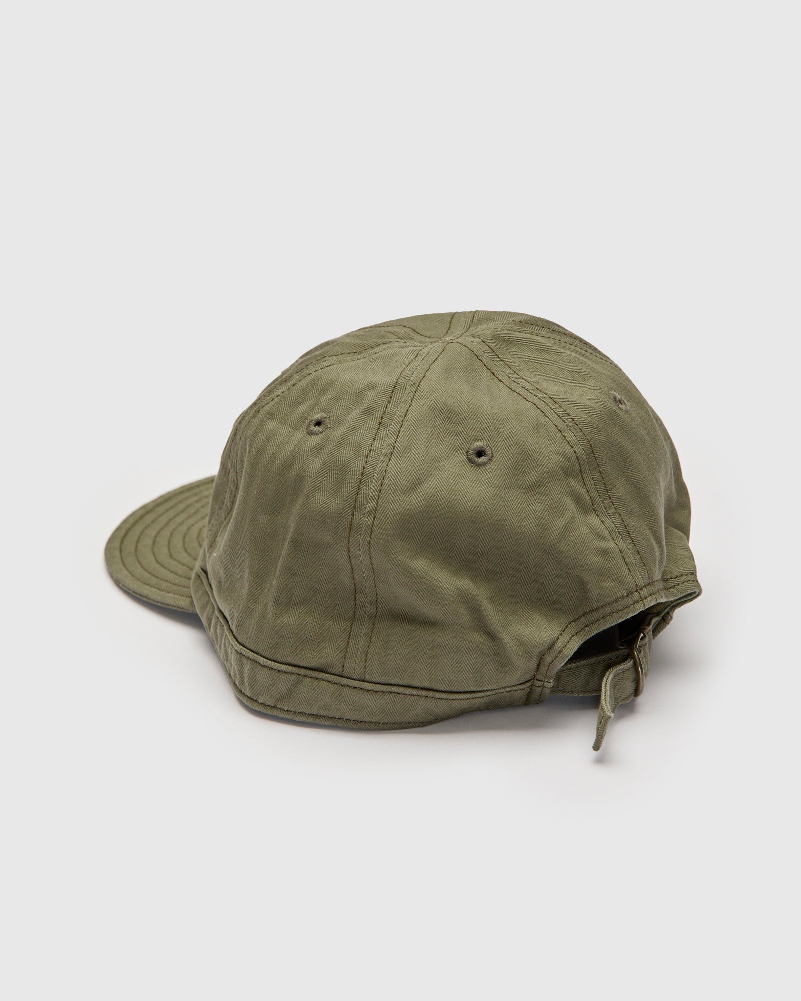 Herringbone Work Cap in Olive - Image 2