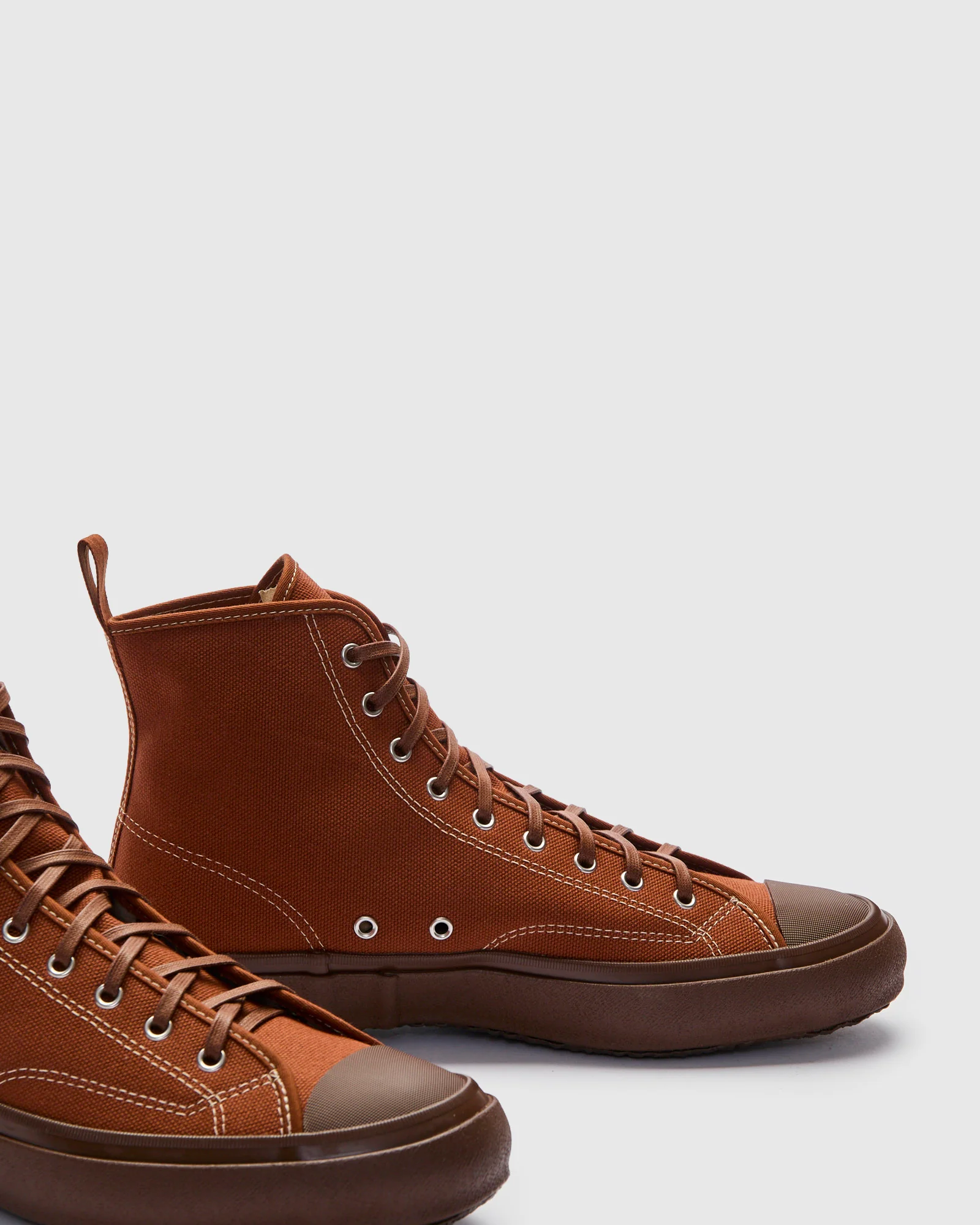Hi Basket Sneaker in Brown - Image 4