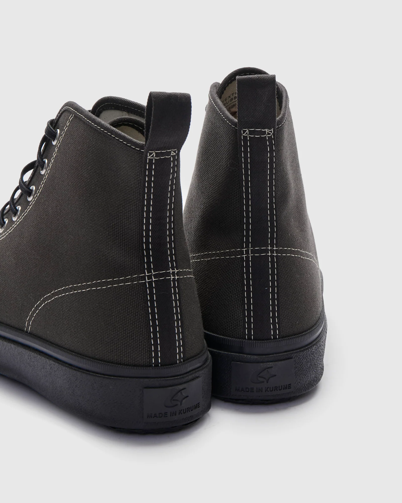 Hi Basket Sneaker in Charcoal - Image 6