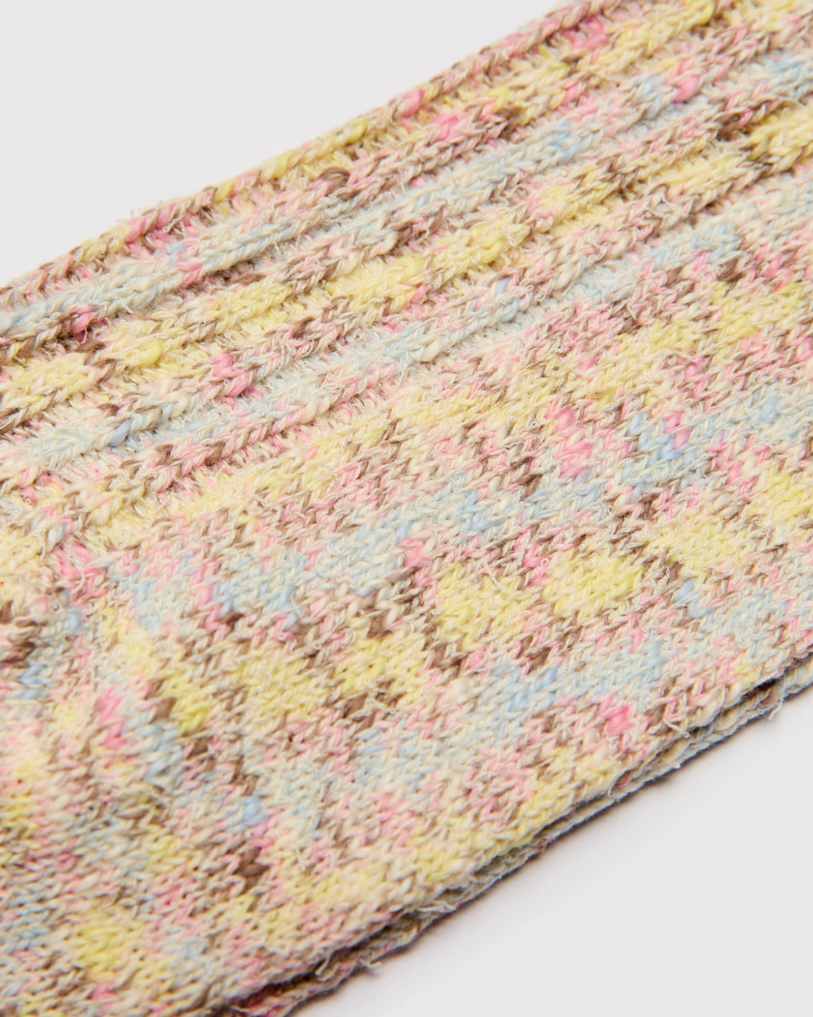 Homespun Yarn Crew Sock in Ice Cream - Image 3