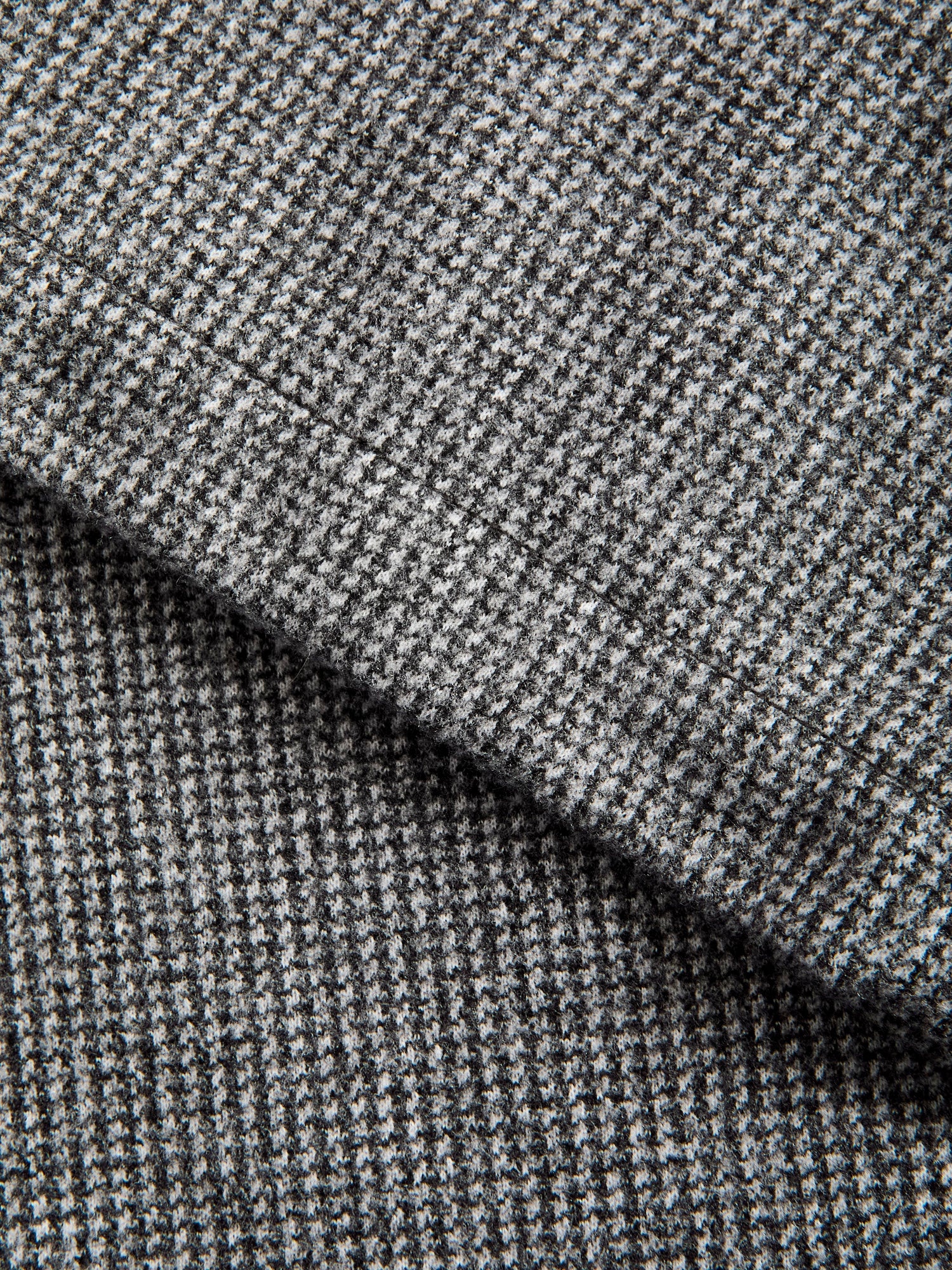 French Work Pants in Grey Houndstooth - Image 9