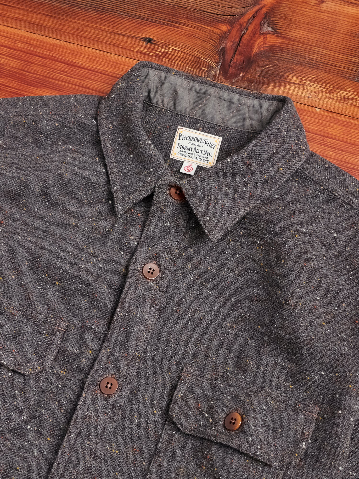 Hunting Nep Flannel in Grey Wool - Image 3