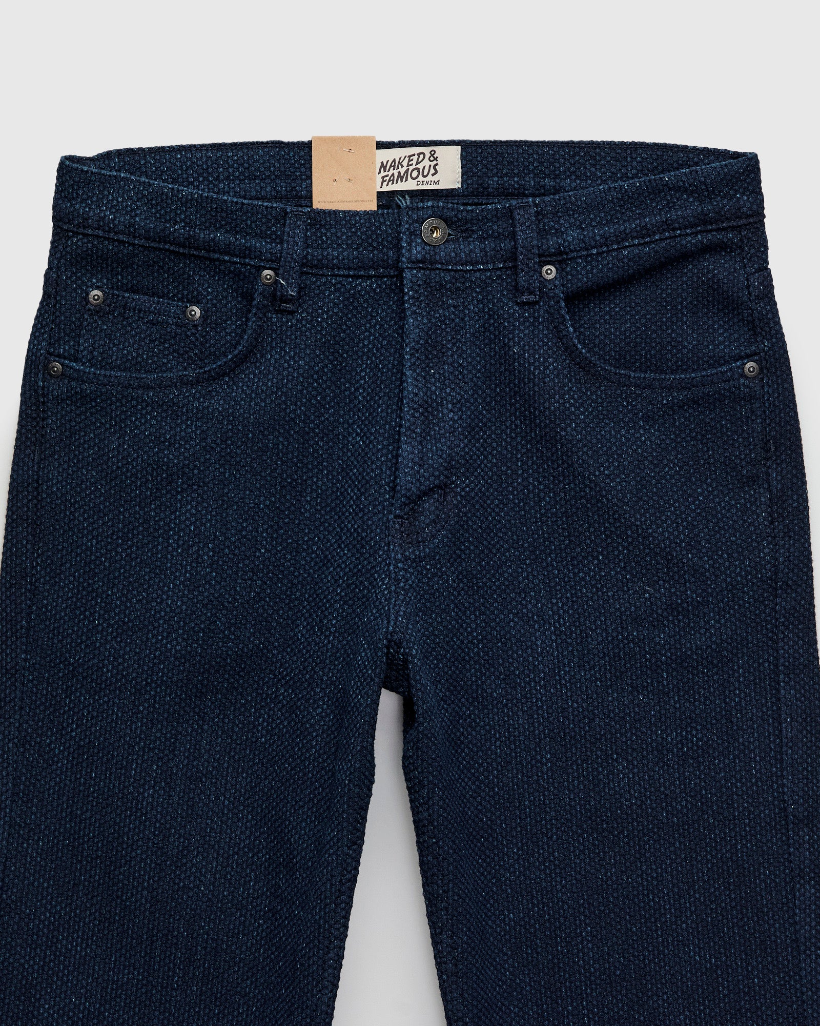 "Indigo Sashiko" 12.5oz Jacquard Denim - Easy Guy Fit - Image 7