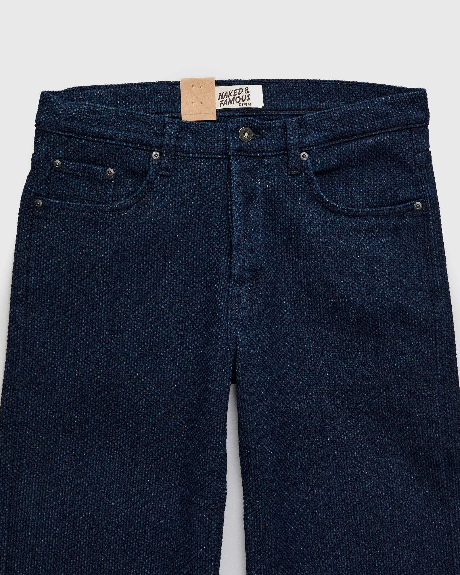 "Indigo Sashiko" 12.5oz Jacquard Denim - Strong Guy Fit - Image 7