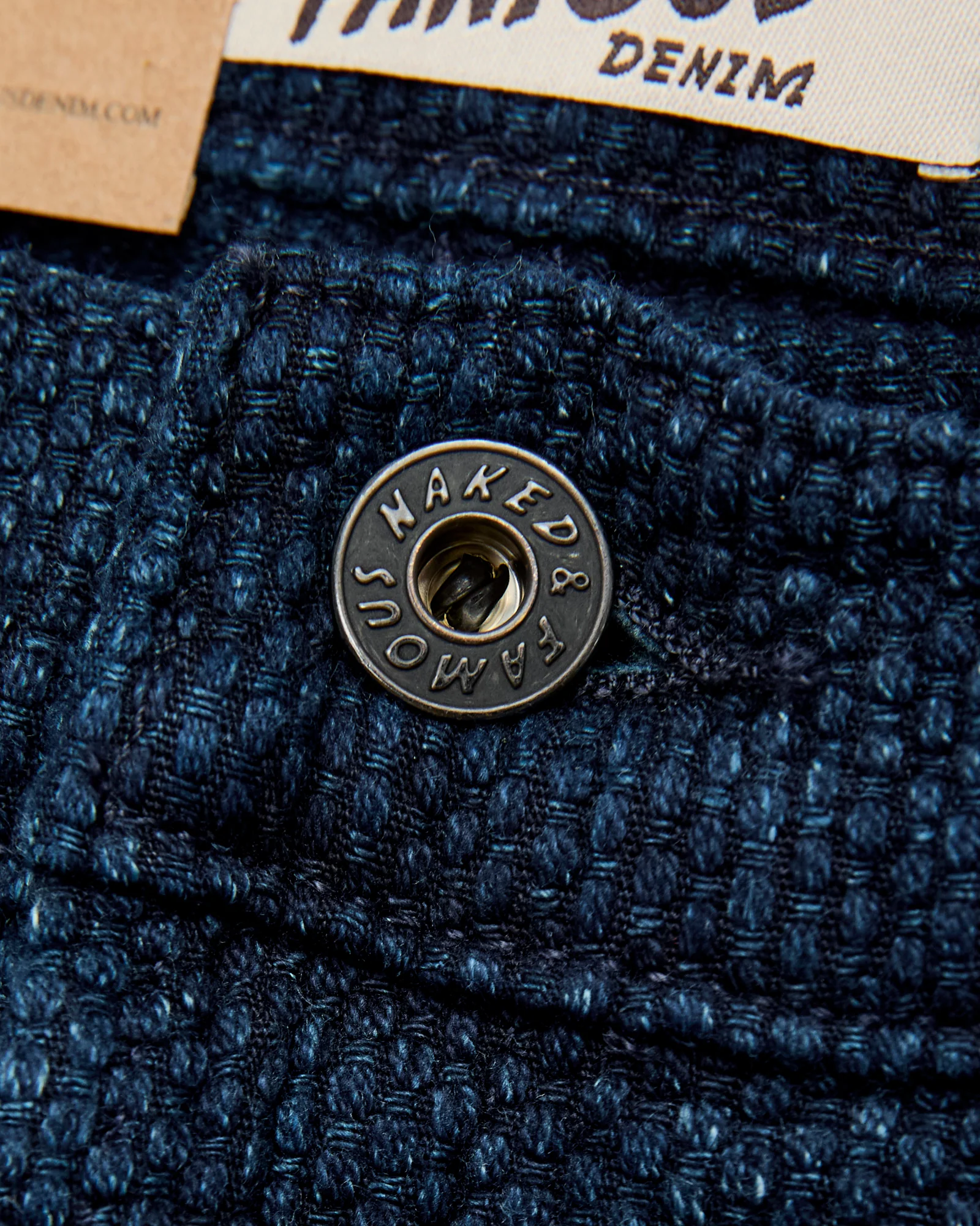 "Indigo Sashiko" 12.5oz Jacquard Denim - Strong Guy Fit - Image 9