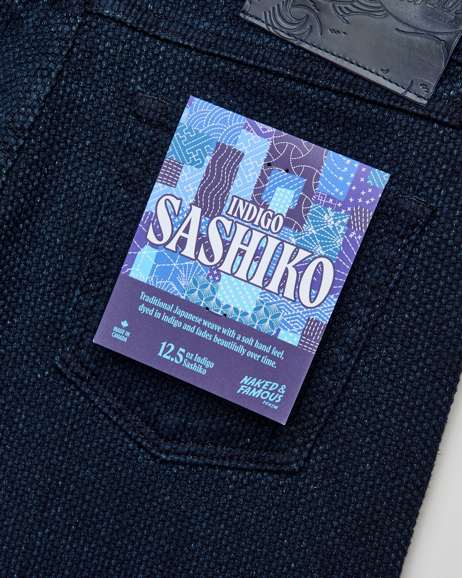 "Indigo Sashiko" 12.5oz Jacquard Denim - True Guy Fit - Image 5