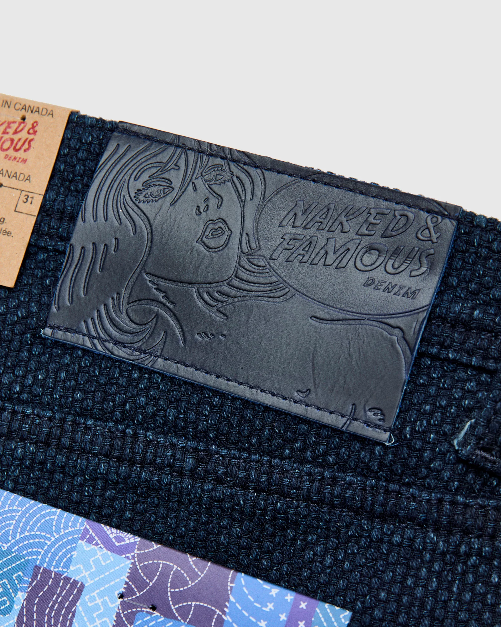 "Indigo Sashiko" 12.5oz Jacquard Denim - Weird Guy Fit - Image 6