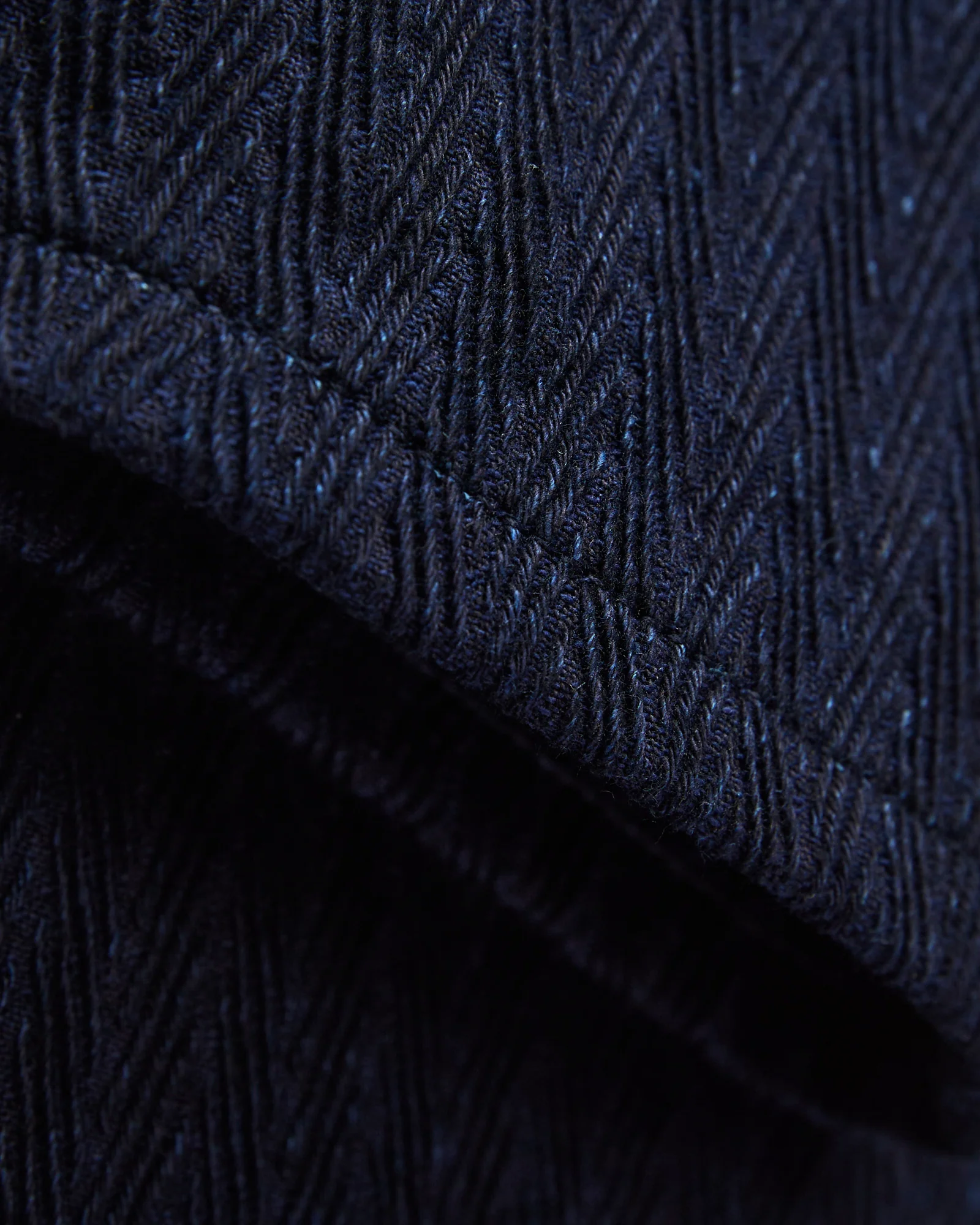 "Indigo Sugiaya" 12oz Herringbone Dobby Twill - Weird Guy Fit - Image 7
