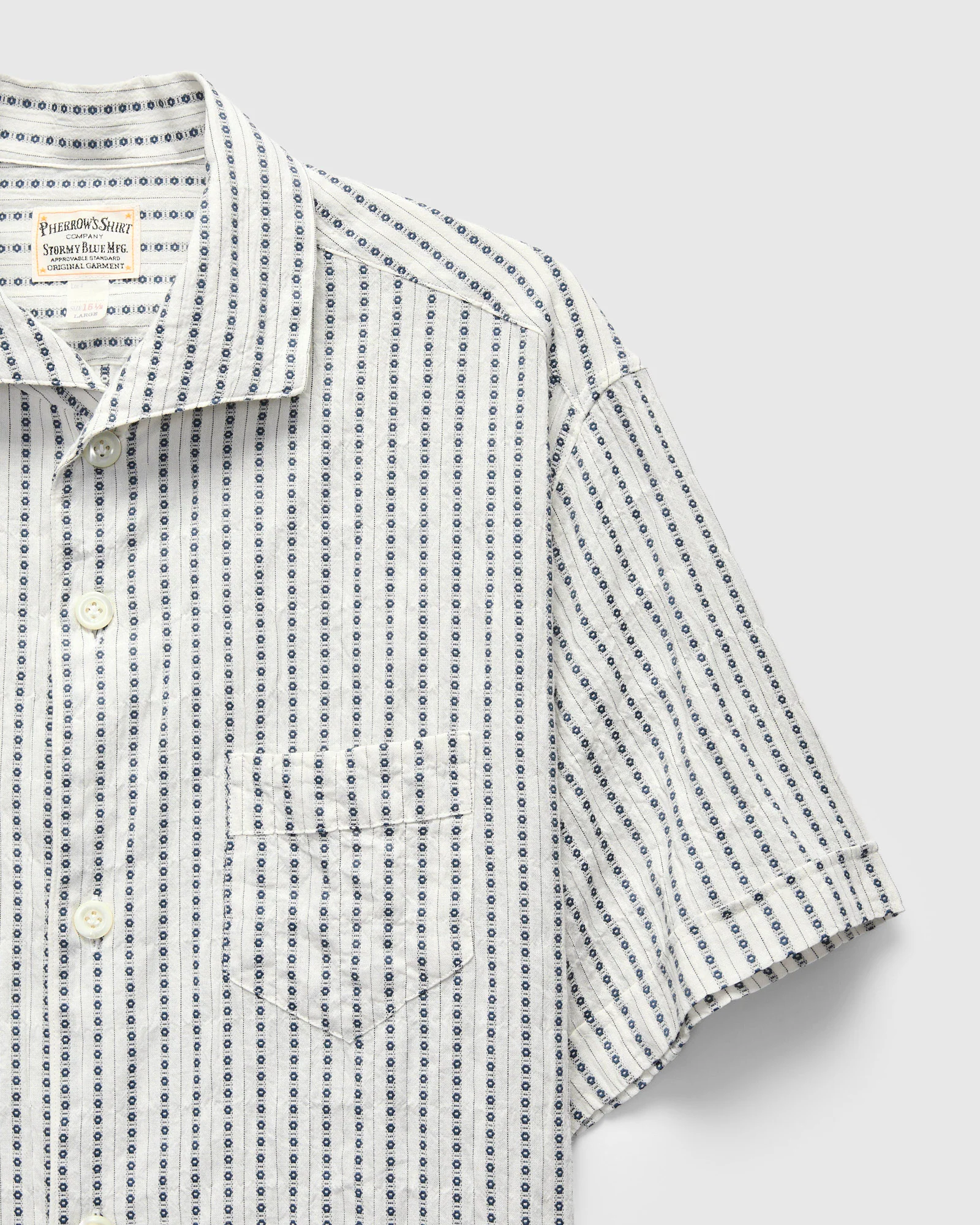 Italian Collar Shirt in White - Image 5