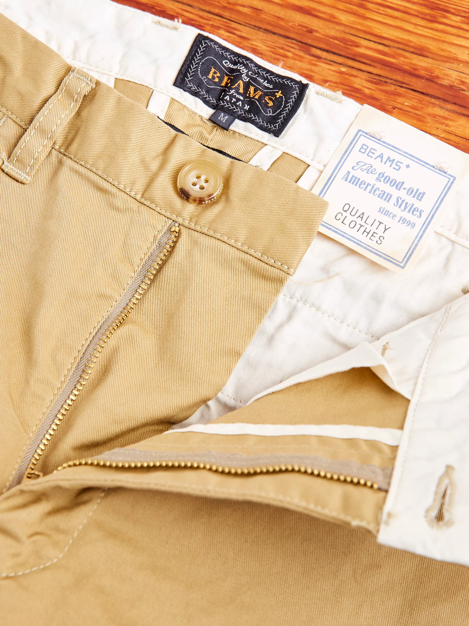 Ivy Chino Shorts in Beige - Image 5